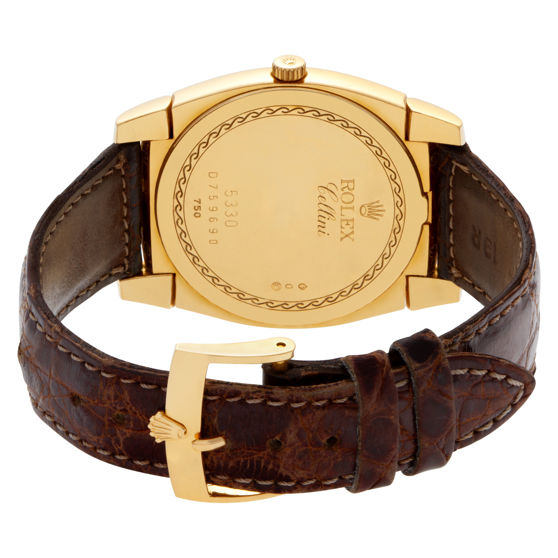 Rolex 5330/8 Cellini Cestello Quartz Male 18k yellow gold 5