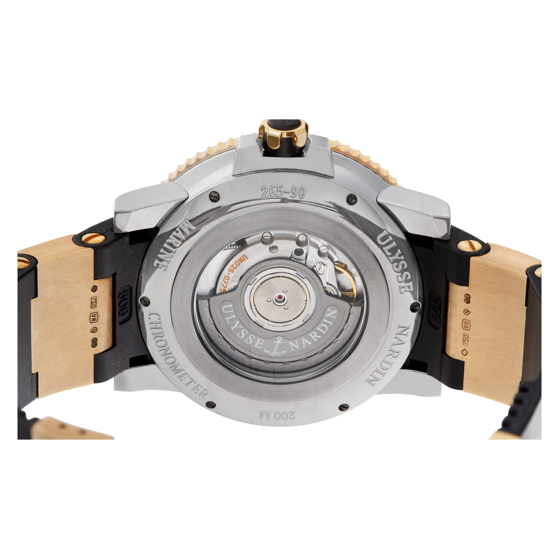 Ulysse Nardin 265-90 Maxi Marine Automatic Male Titanium 5