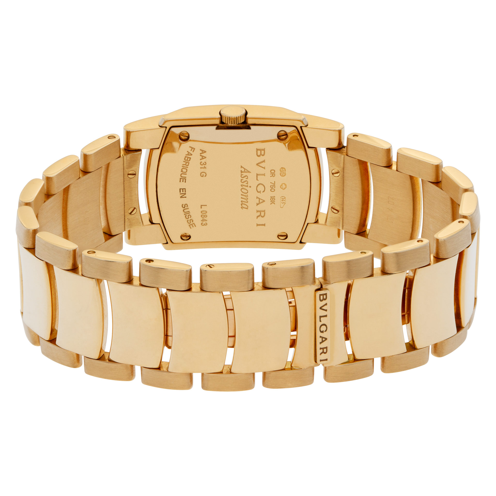 Bvlgari AA31G Assioma Quartz Female 18k yellow gold 5