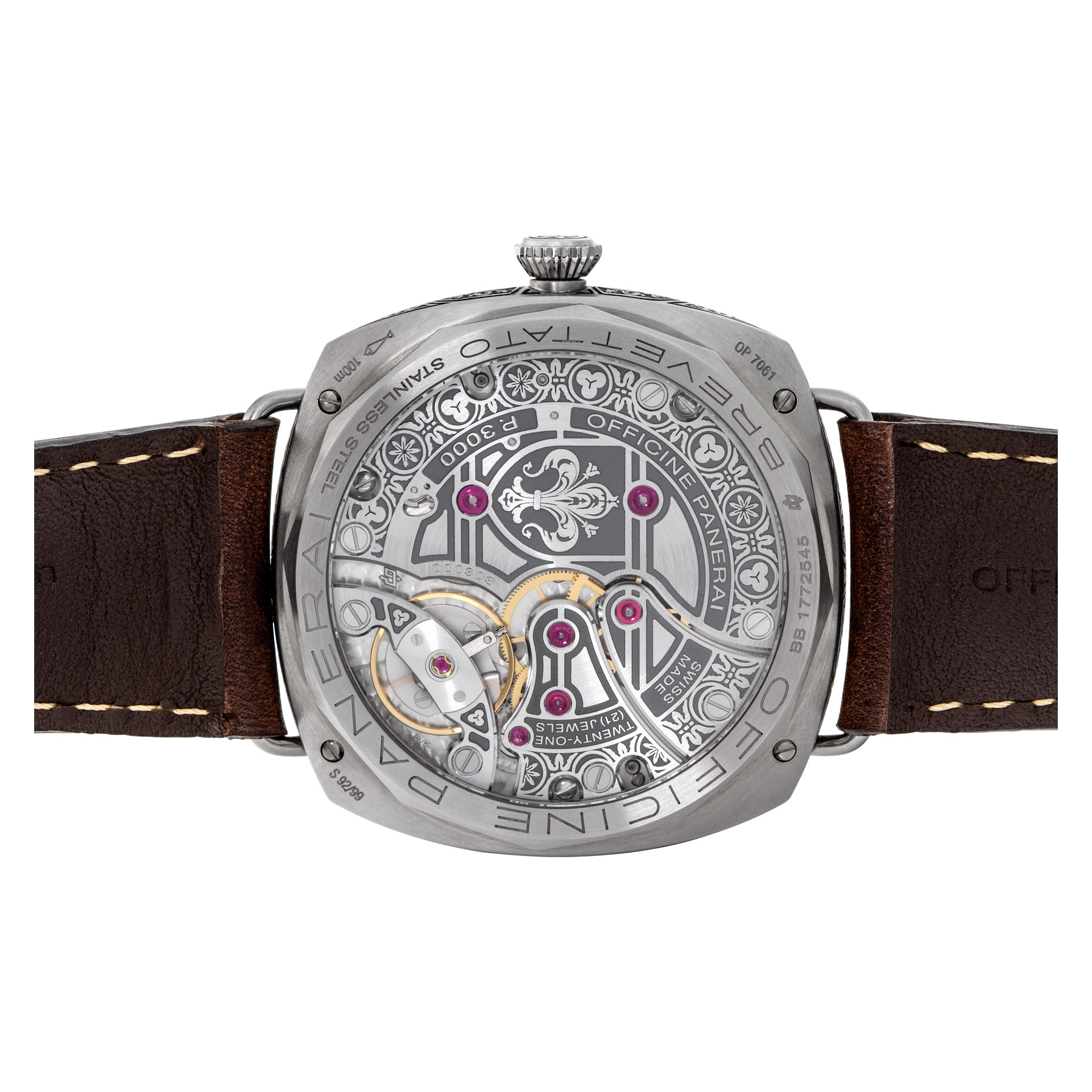 Panerai PAM00672 Radiomir Firenze Manual Male Stainless Steel 5