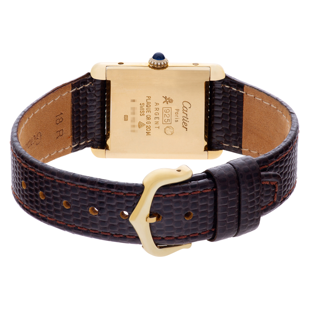 Cartier Cartier 1455 Tank Vermeil Manual Unisex Vermeil 5