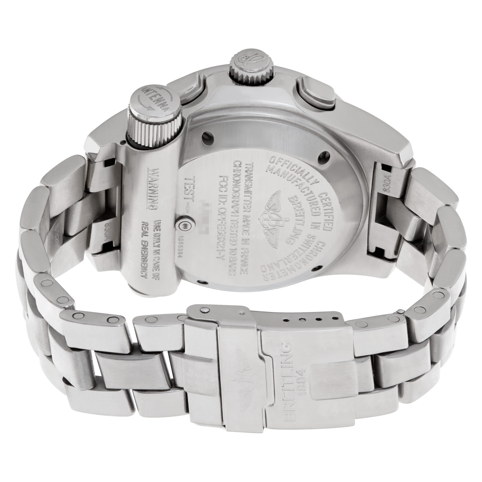 Breitling A7332211 Emergency Quartz Male Stainless Steel 5