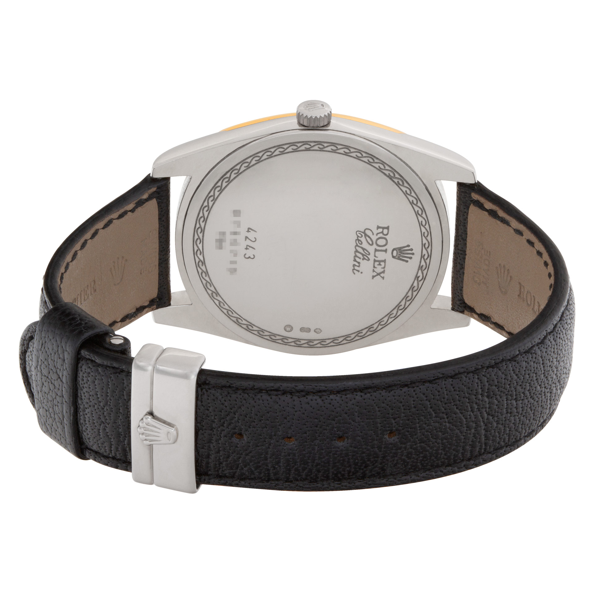 Rolex 4243 Cellini Manual Male 18k White and Pink Gold 5