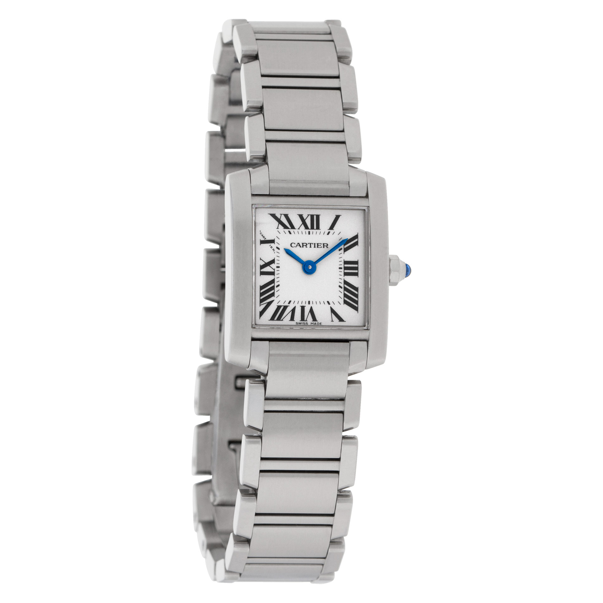 Cartier W51008Q3 Tank Francaise Quartz Female Stainless Steel 5