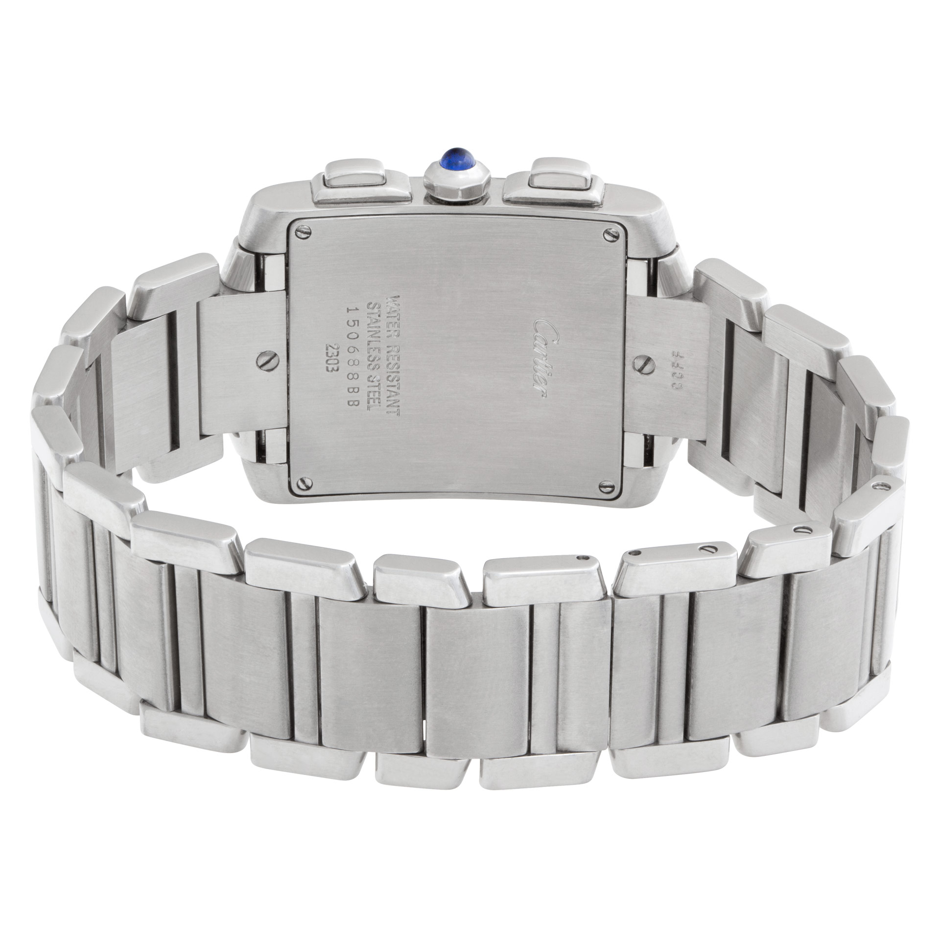 Cartier W51001Q3 Tank Francaise Quartz Unisex Stainless Steel 5
