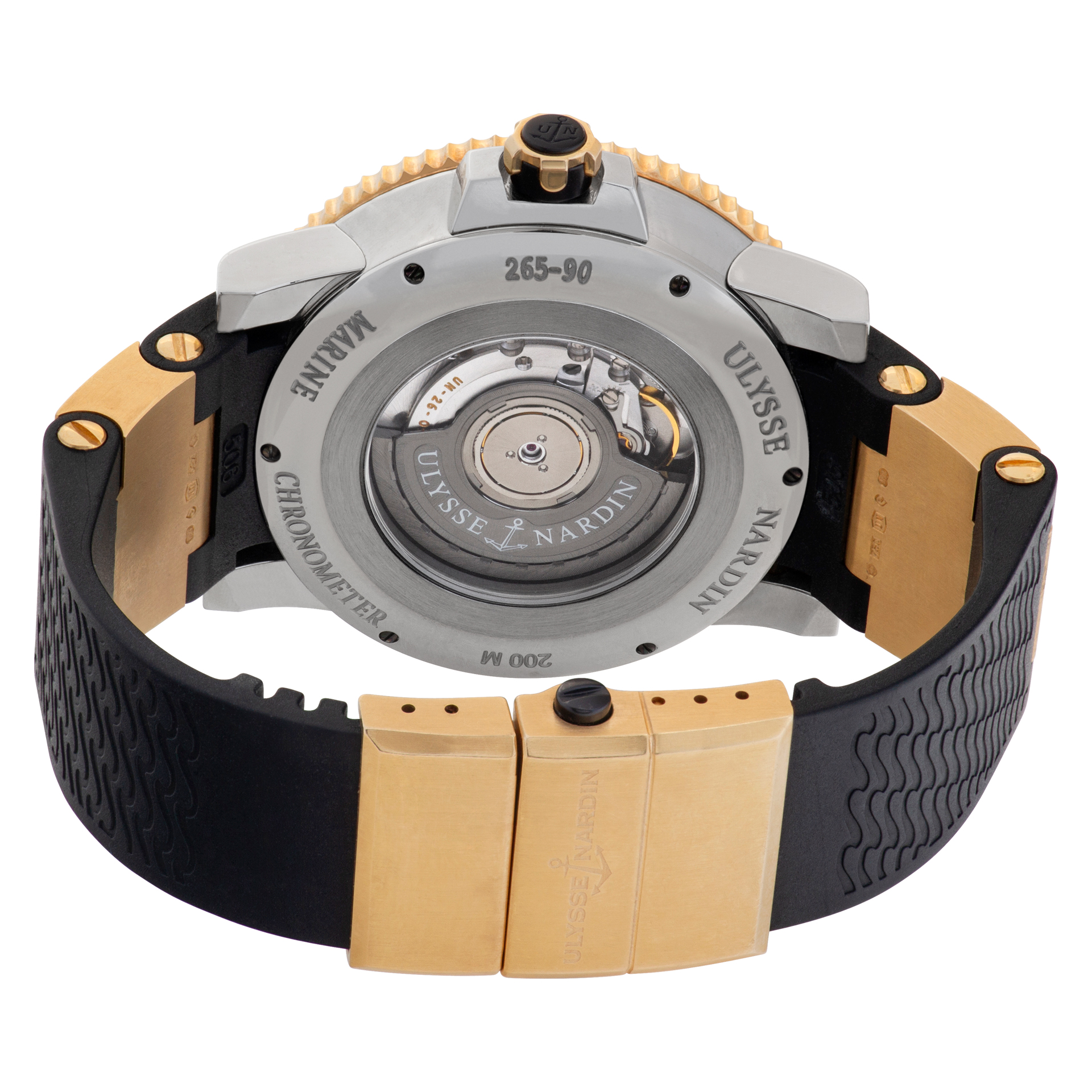 Ulysse Nardin 265-90 maxi diver Automatic Unisex 18k rose gold & titanium 5