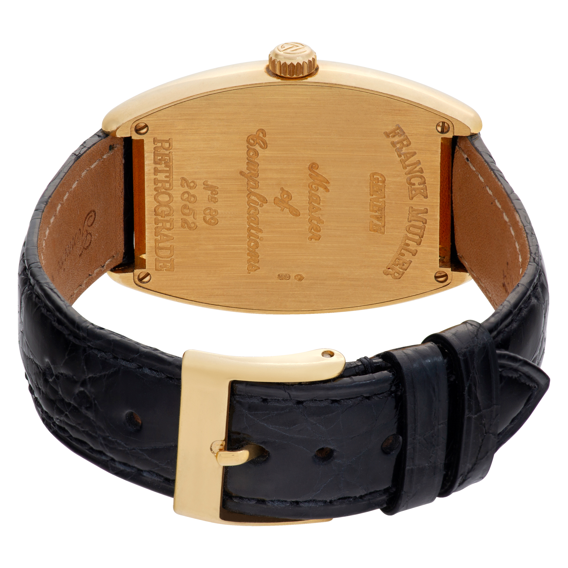 Franck Muller 2852 Curvex Manual Male 18k yellow gold 5