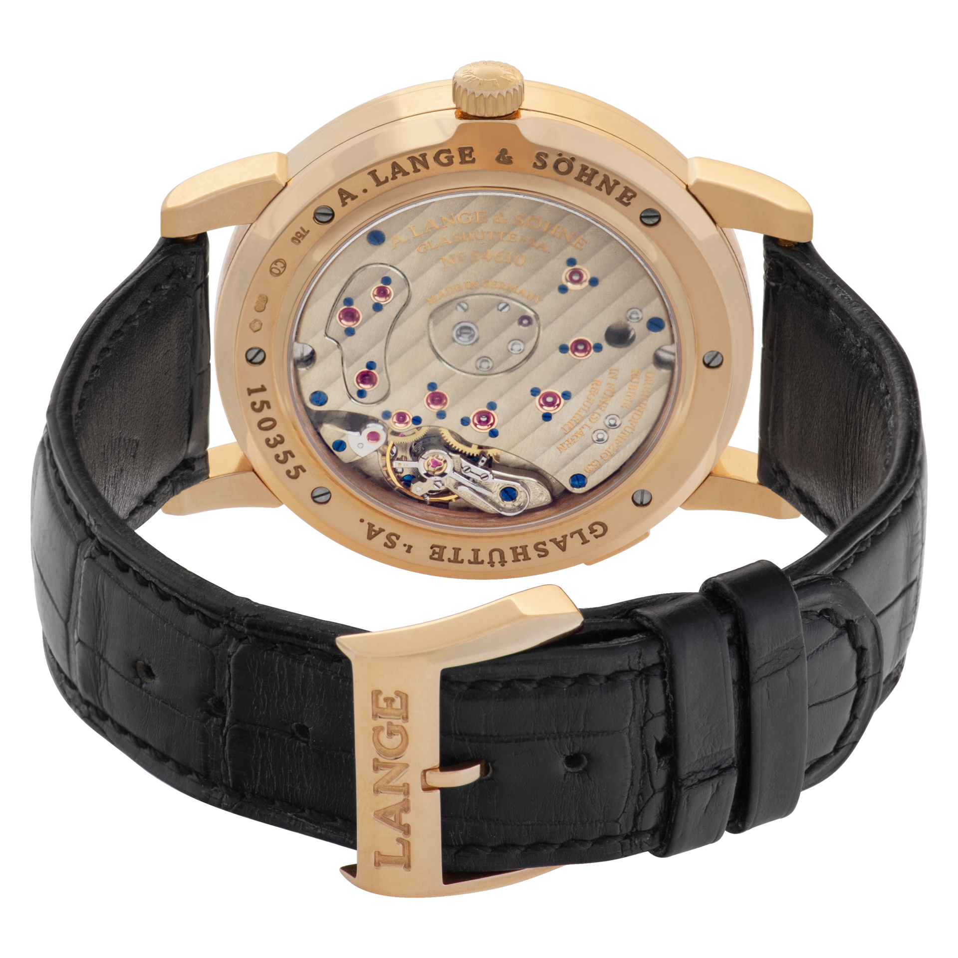 A. Lange & Sohne 115.031 Lange 1 Manual Male 18k rose gold 5