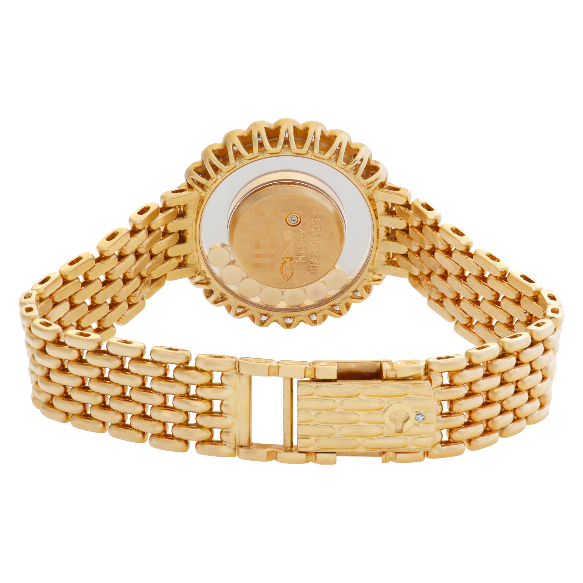 Chopard 204180-0001 Happy Diamond Quartz Female 18k yellow gold 5
