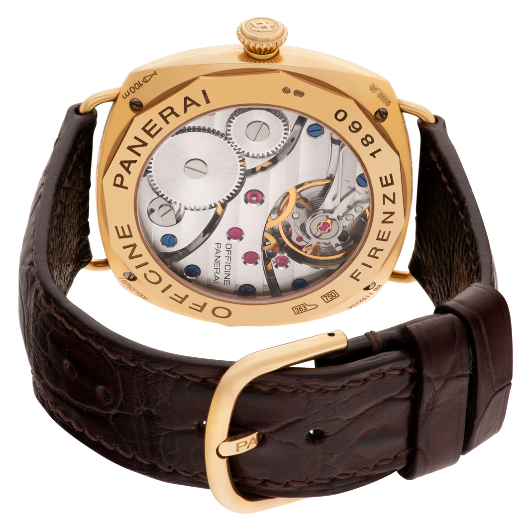 Panerai PAM 231 Radiomir Manual Male 18k rose gold 5