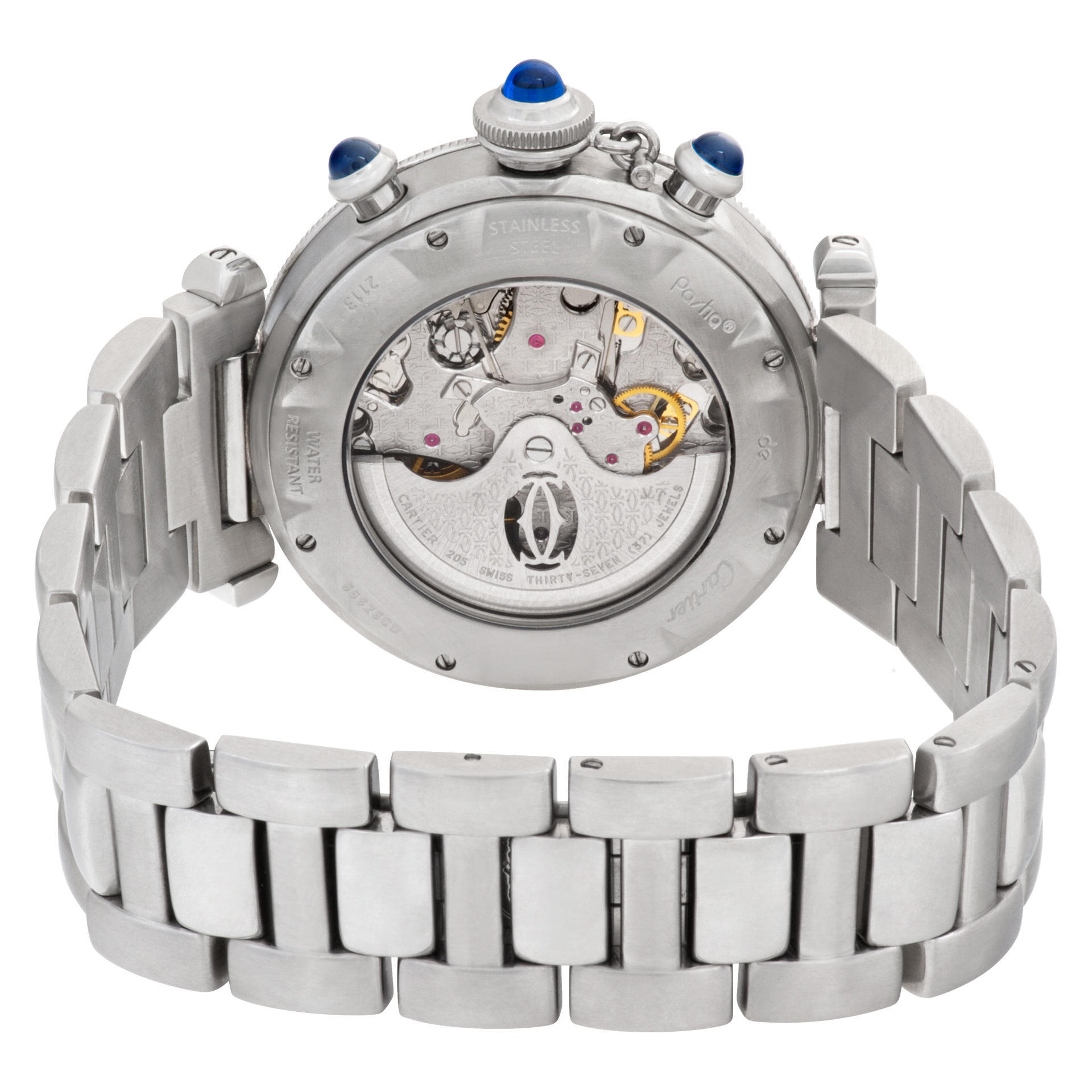 Cartier W31030H3 Pasha Chronograph Automatic Male Stainless Steel 5