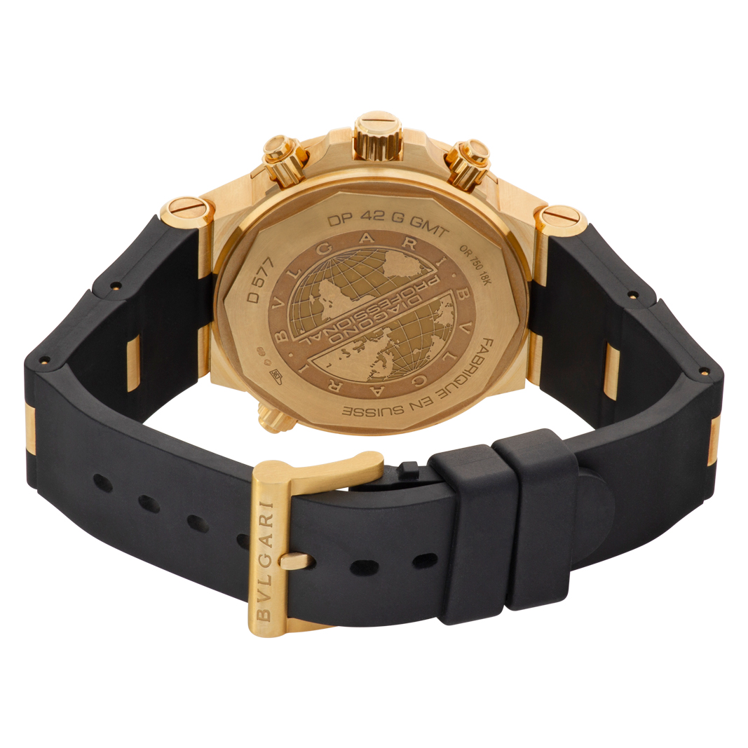 Bvlgari DP 42 G GMT Diagono Automatic Male 18k yellow gold 5