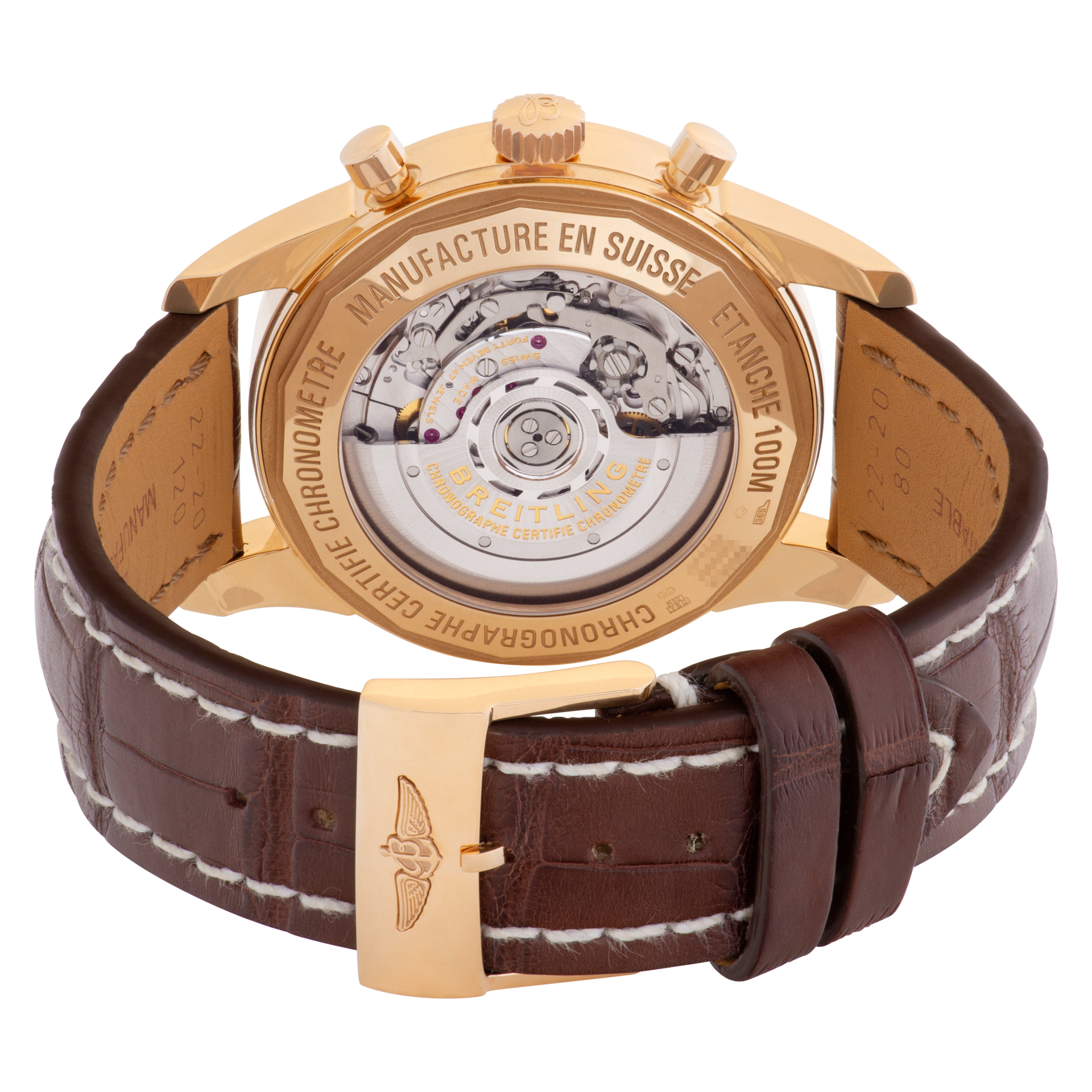 Breitling RB0152 Transocean Chronograph Automatic Male 18k rose gold 5