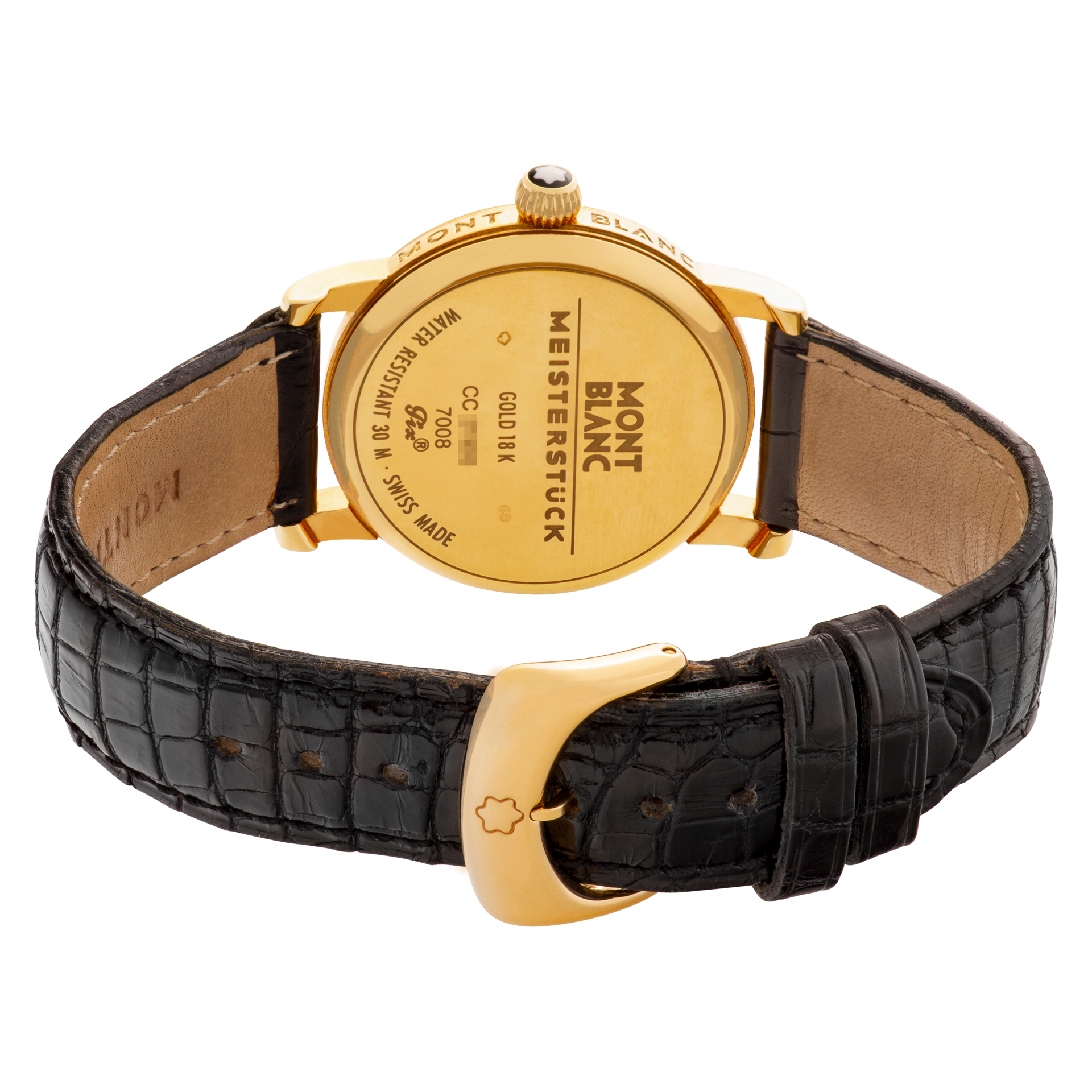 MontBlanc 7008 29012 Meisterstuck Quartz Unisex 18k yellow gold 5