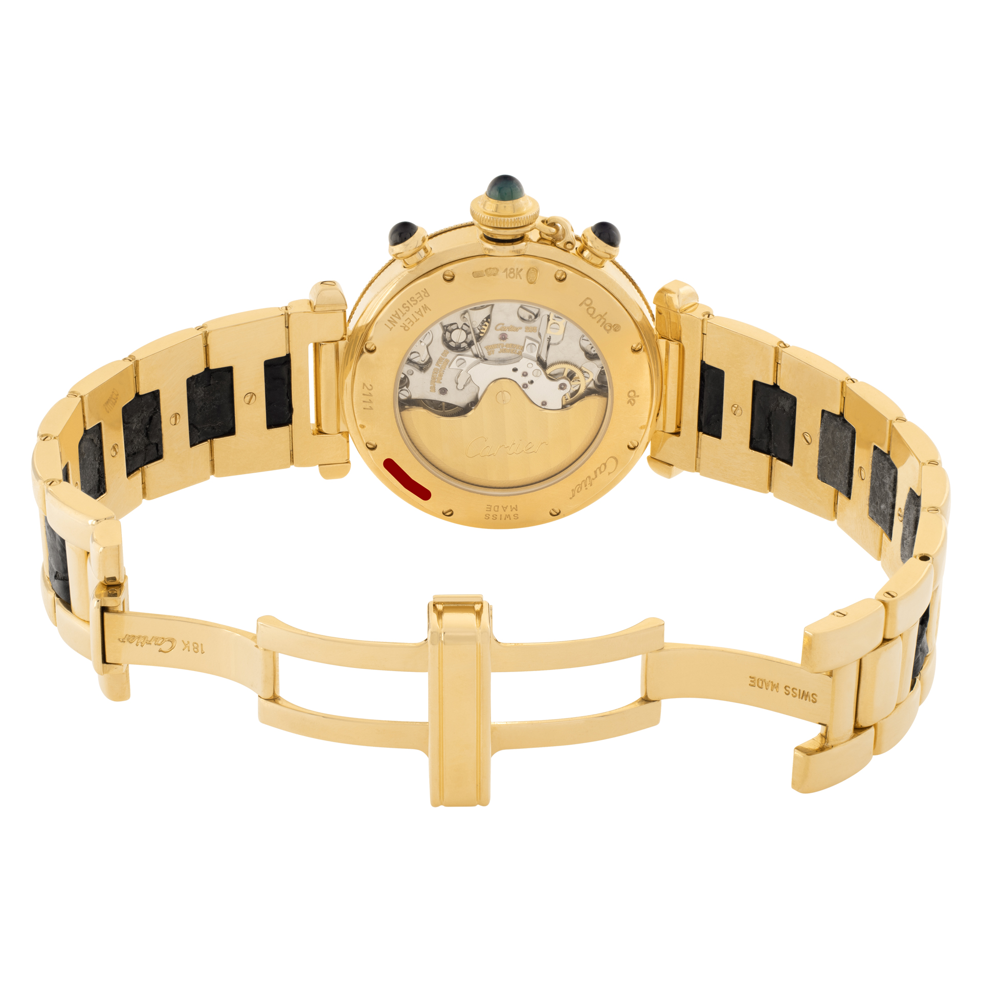 Cartier 2111 Pasha Chronograph Automatic Unisex 18k yellow gold 5