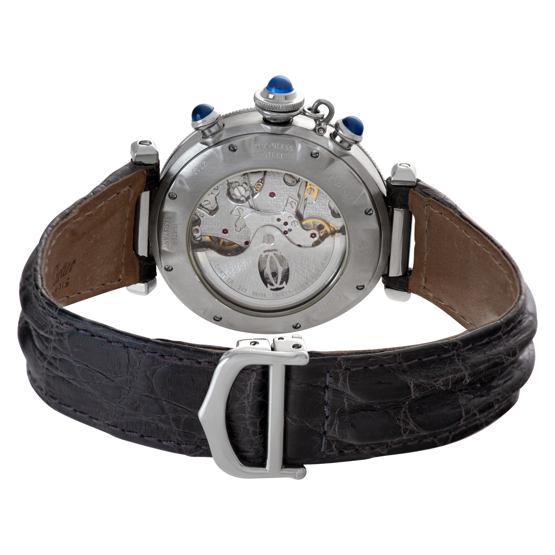 Cartier W31030H3 Pasha Chronograph Automatic Unisex Stainless Steel 5