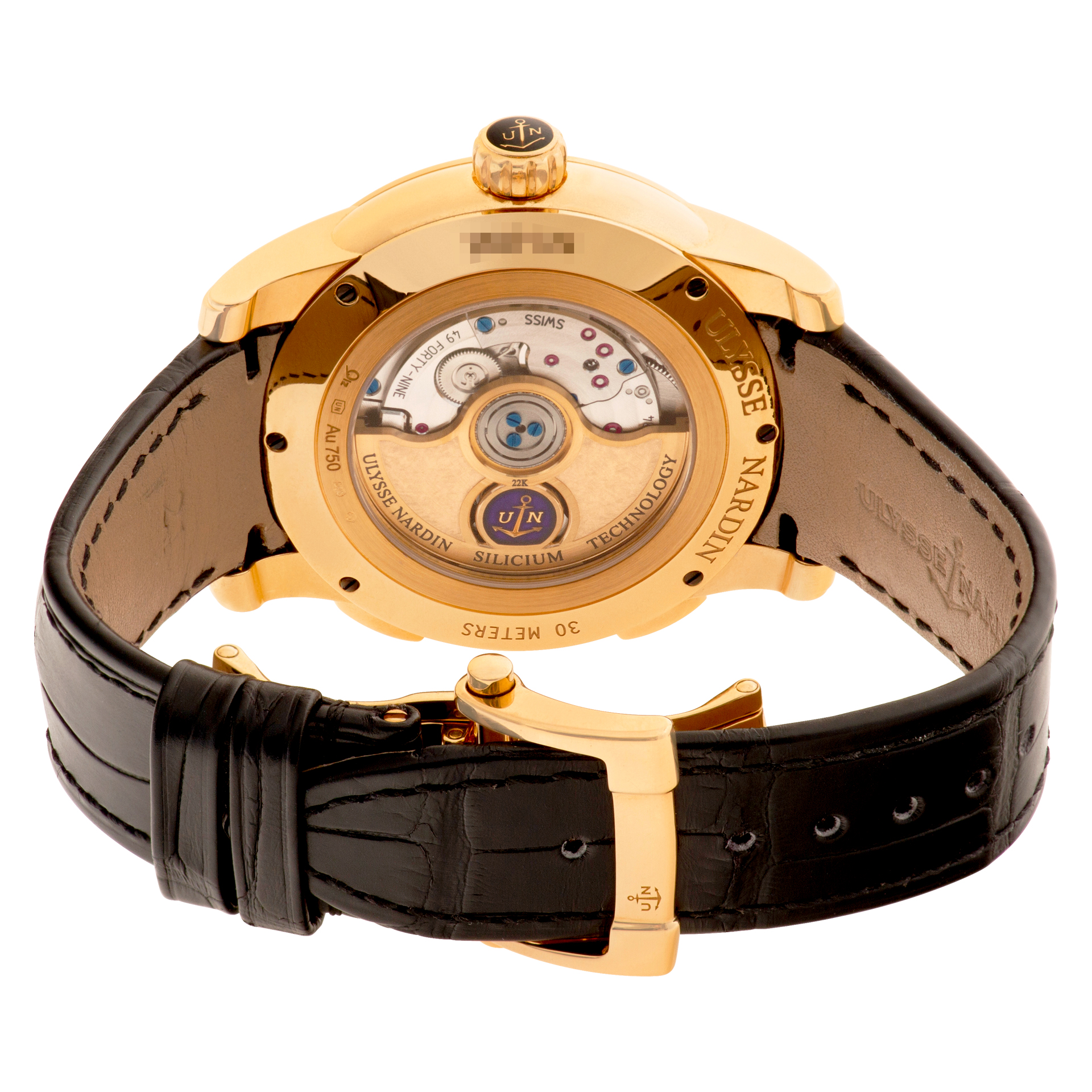 Ulysse Nardin 3346-126/92 Dual Time Automatic Male 18k rose gold 5