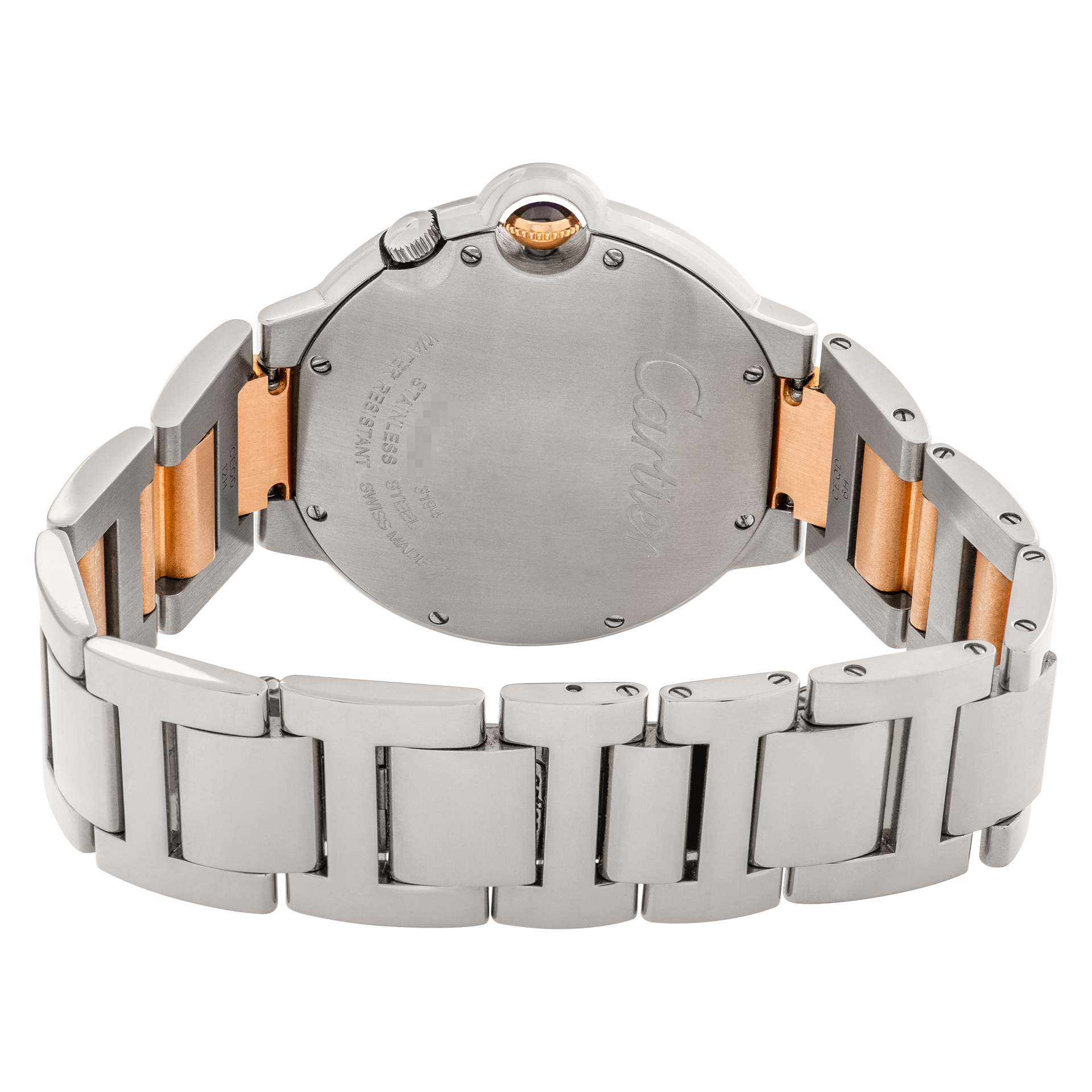 Cartier W6920027 Ballon Bleu Quartz Unisex 18k rose gold & stainless steel 5