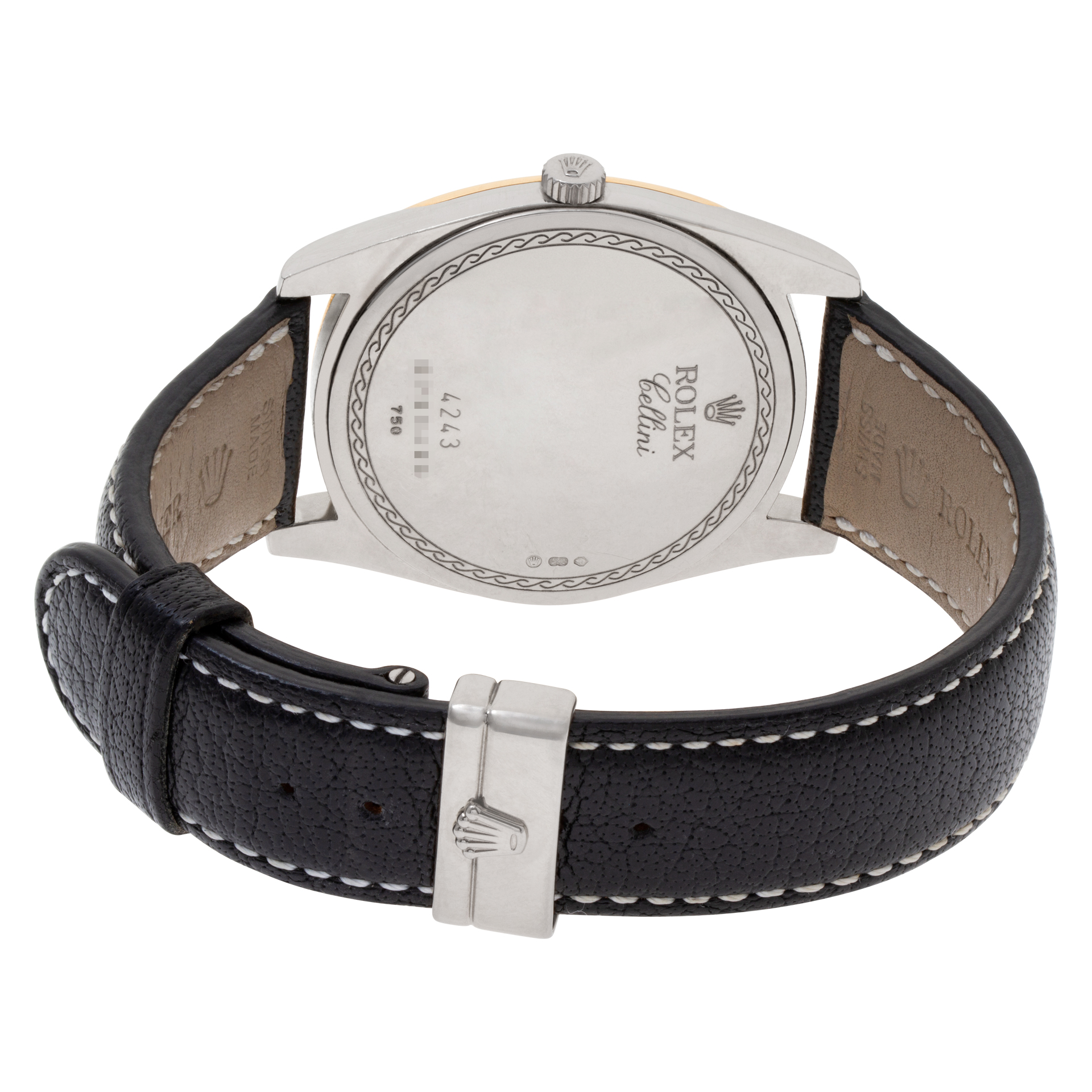 Rolex 4243/9 Cellini Manual Male 18k White and Pink Gold 5