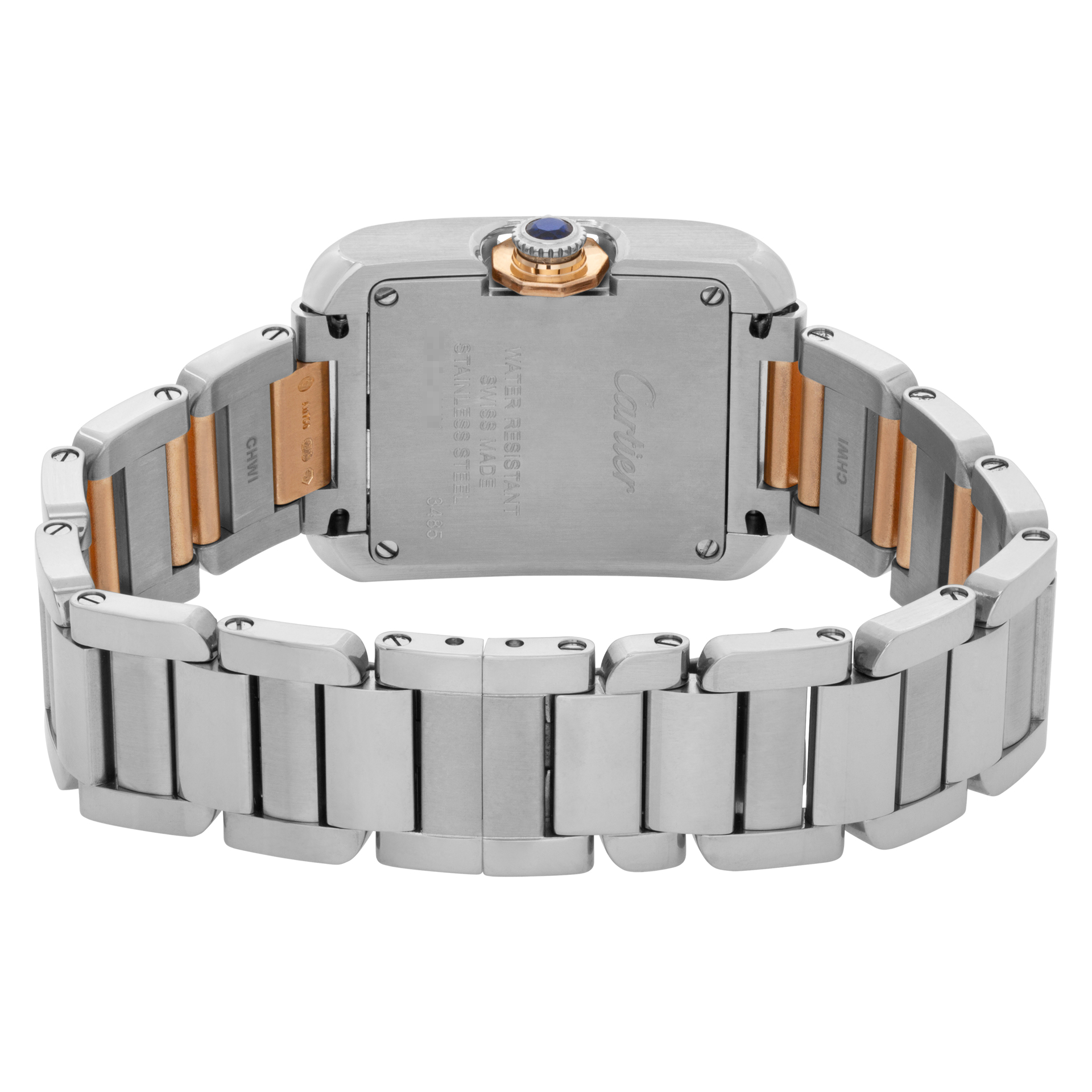 Cartier w5310036 Tank Anglaise Quartz Female Stainless Steel 5