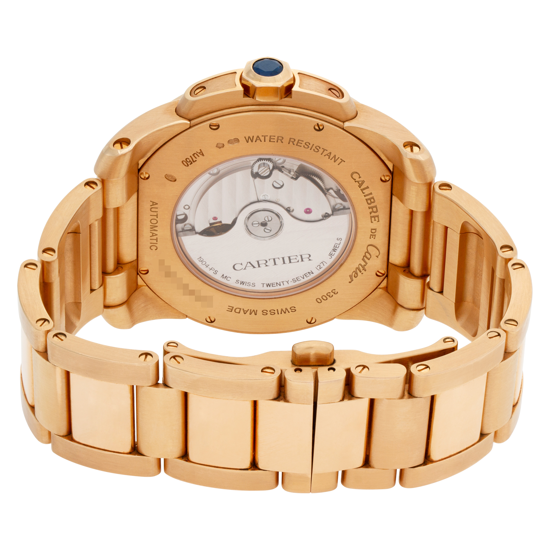 Cartier W7100040 Calibre Automatic Male 18k rose gold 5