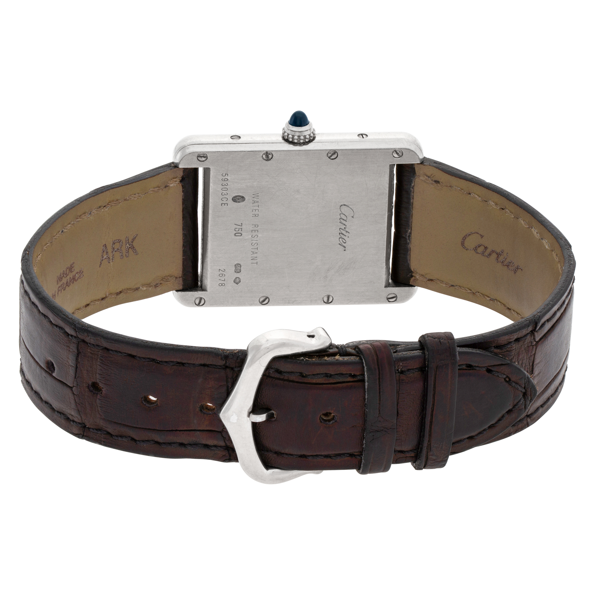Cartier W1540956 Tank Louis Quartz Unisex 18k White Gold 5