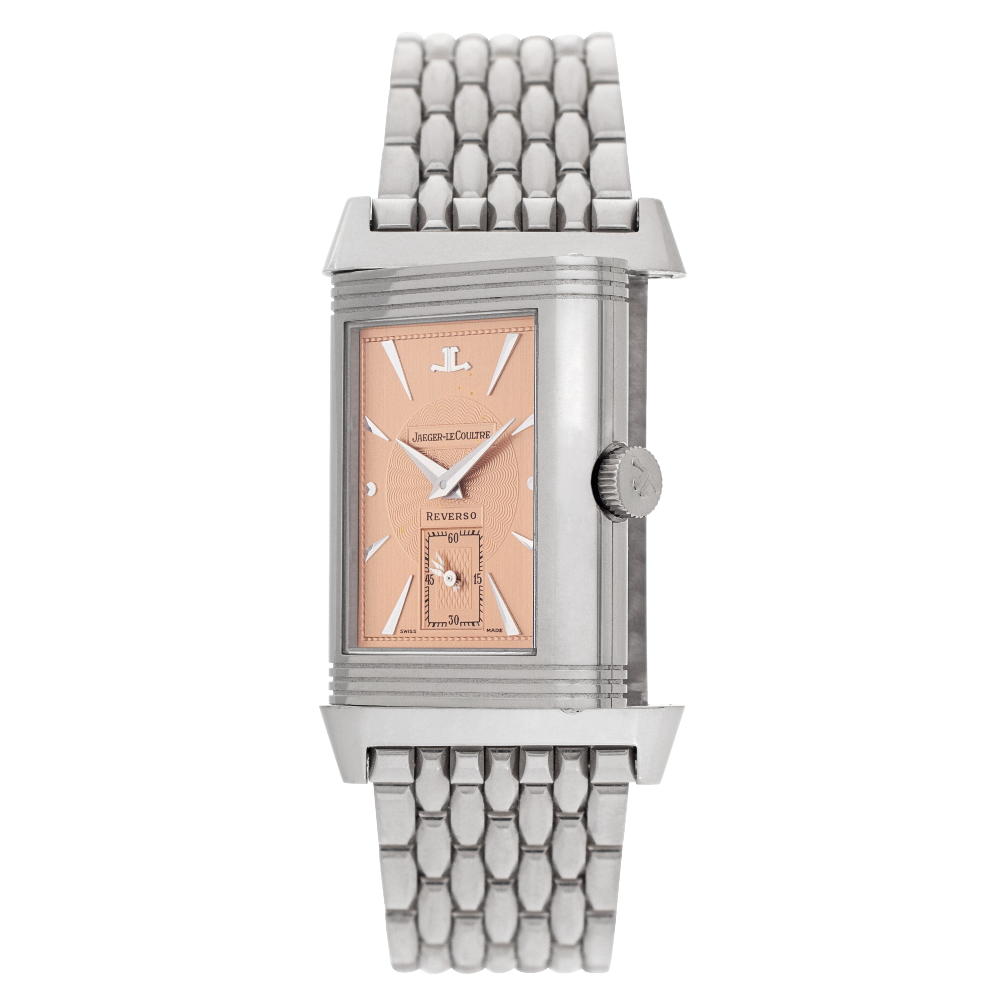 Jaeger LeCoultre 270.3.62 Reverso Manual Male 18k White Gold 5