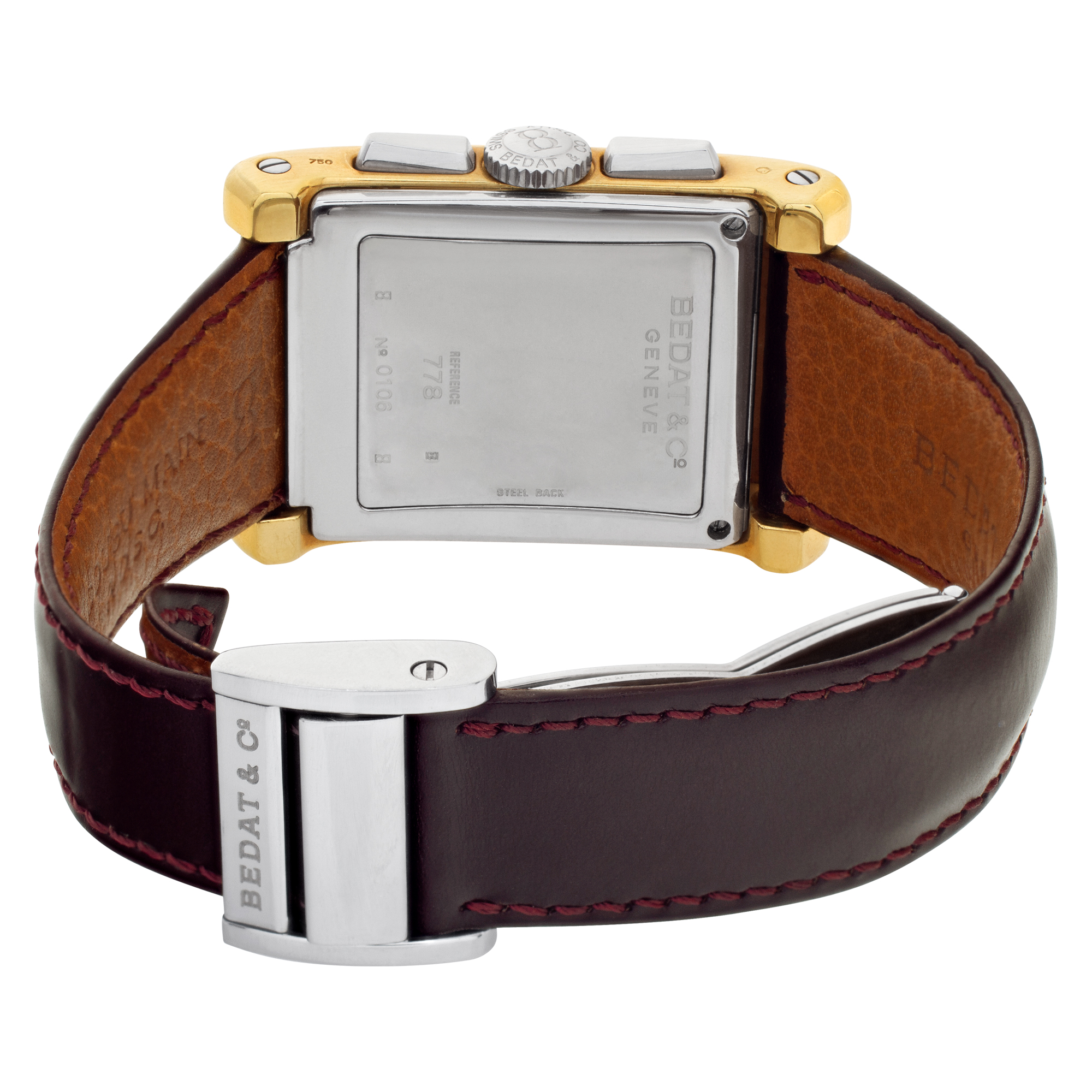 Bedat & Co 778 Chronopocket Quartz Male 18k yellow gold 5