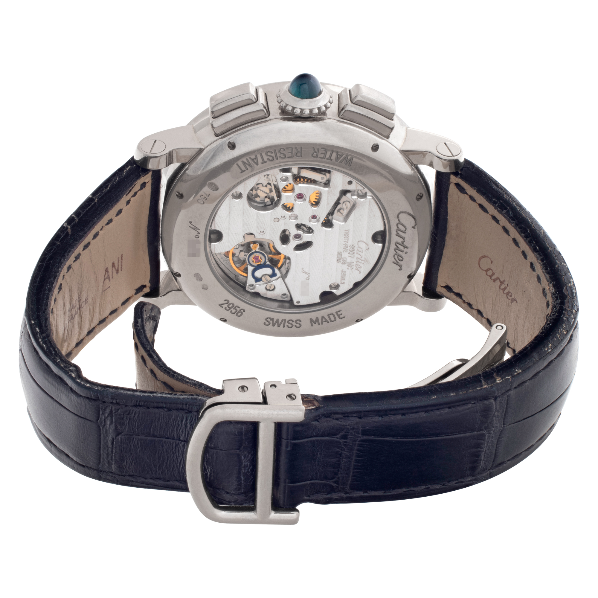 Cartier W1556051 Rotonde Manual Male 18k White Gold 5