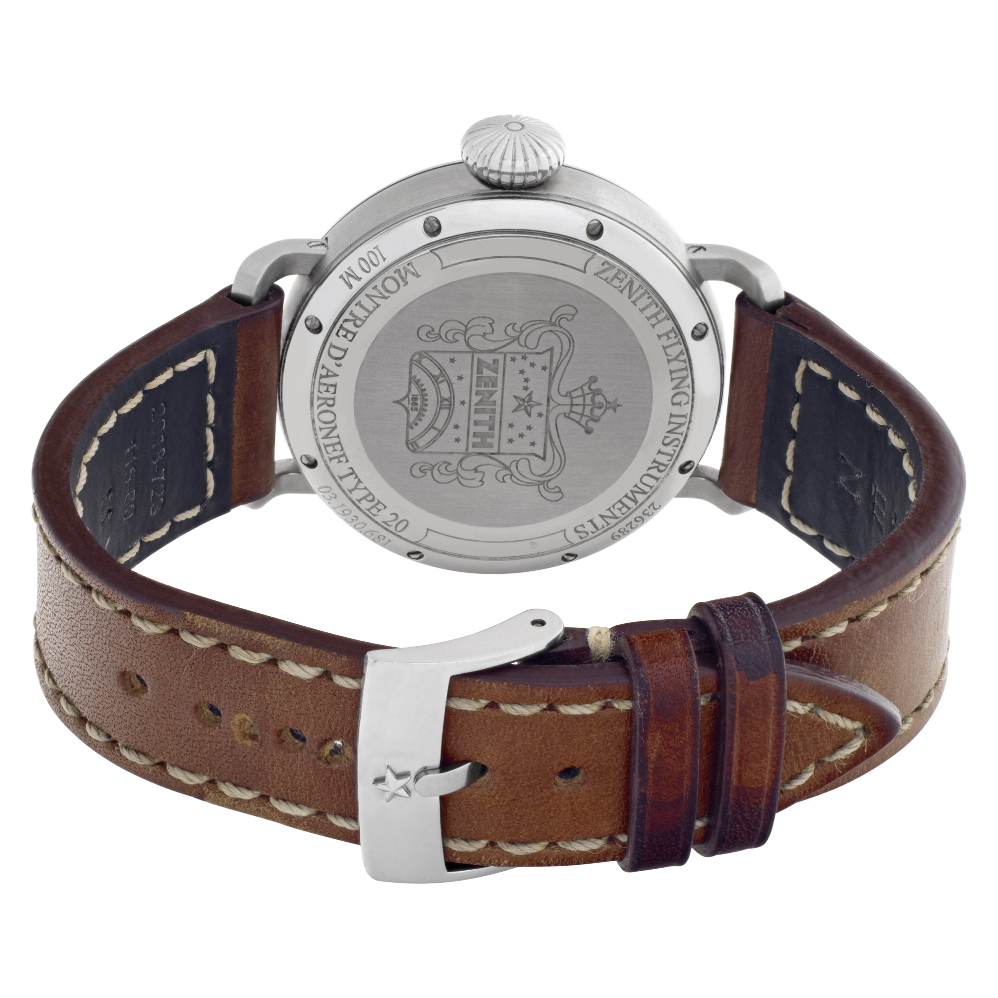 Zenith 03.1930.681/21.C723 Heritage Pilot Type 20 Automatic Male Stainless Steel 5