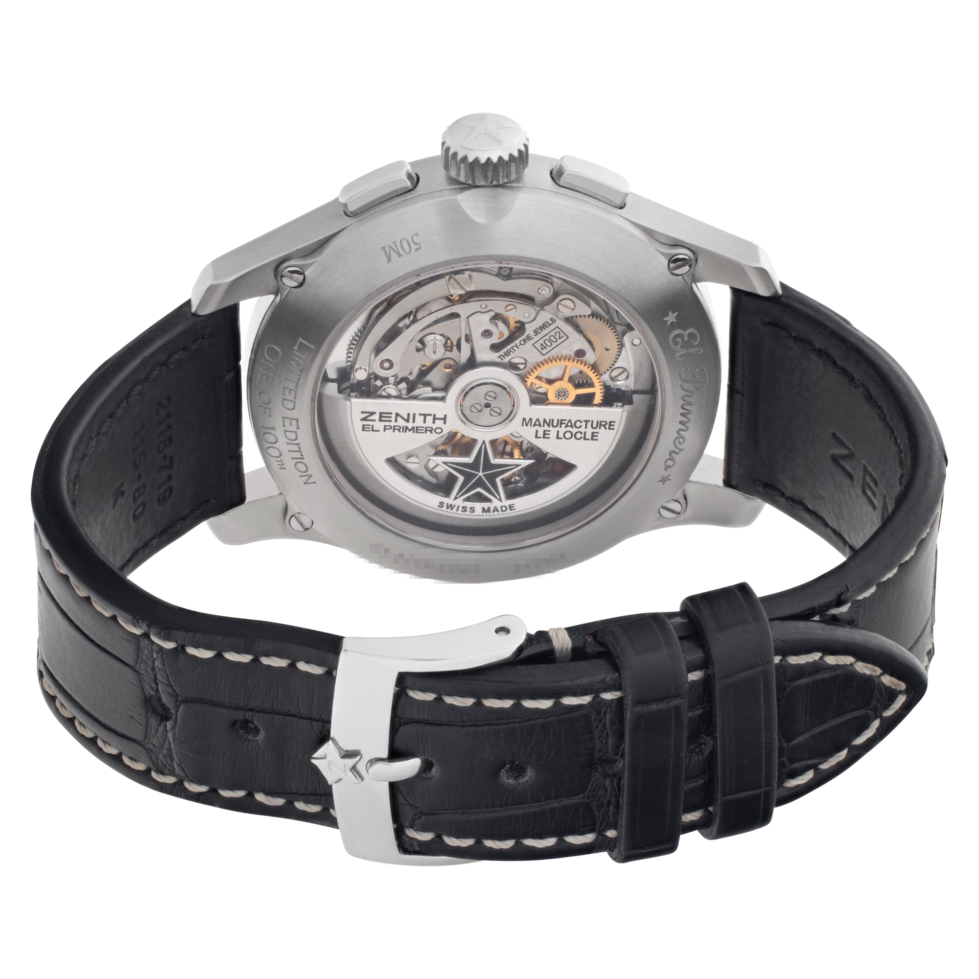 Zenith 03.2119.4002/24.C719 El Primero Automatic Male Stainless Steel 5