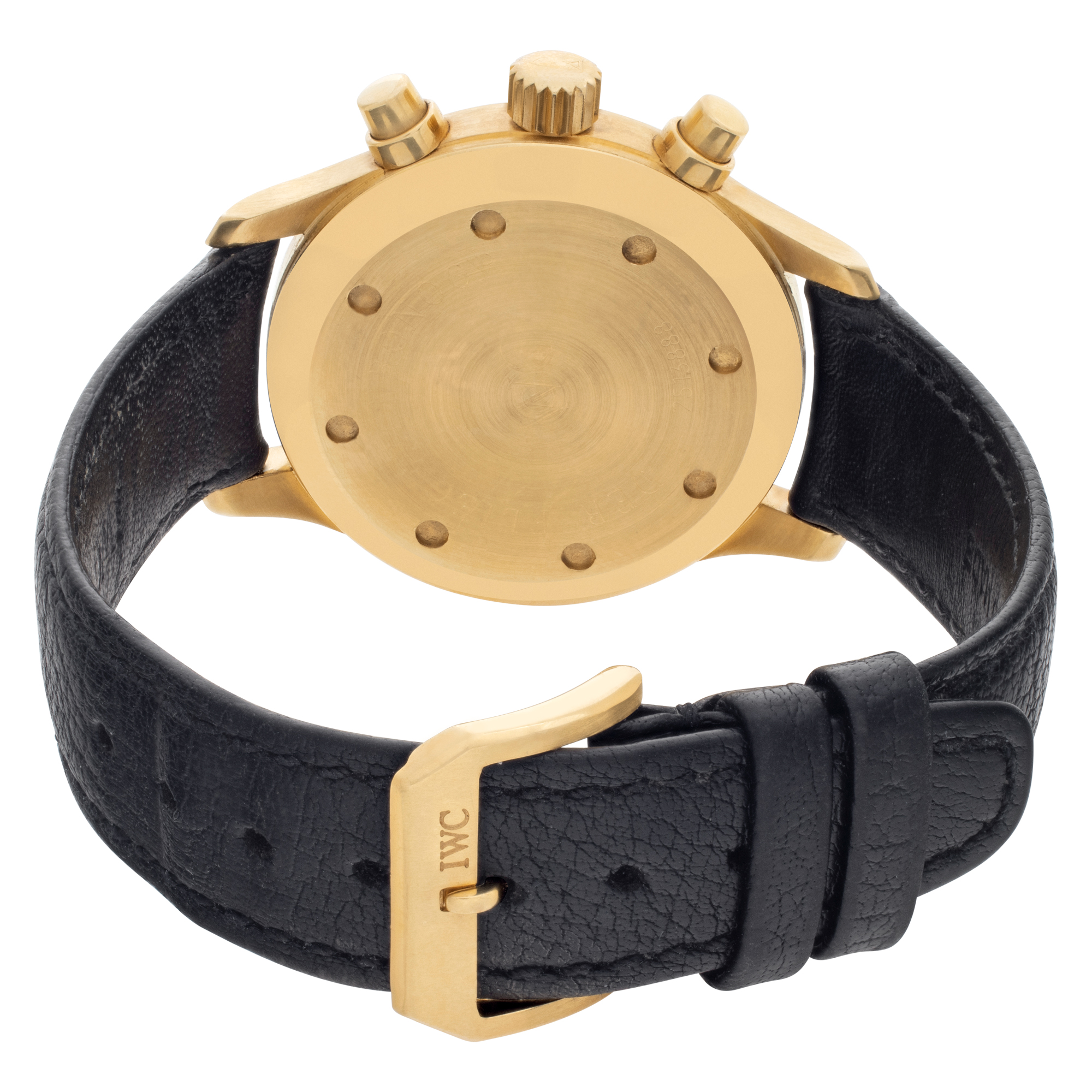 IWC 3741 Pilot Quartz Male 18k yellow gold 5
