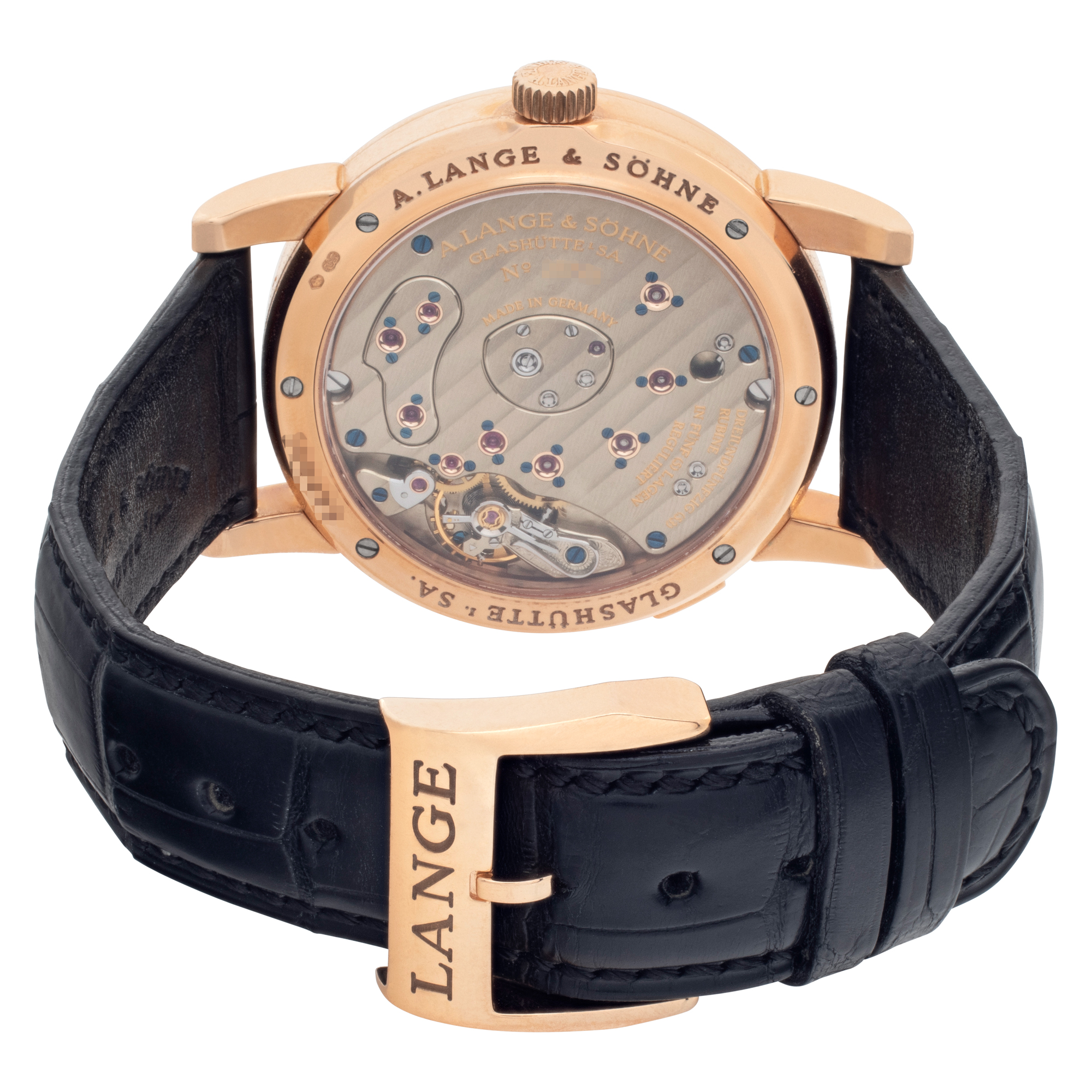 A. Lange & Sohne 101.032 Lange 1 Manual Male 18k rose gold 5