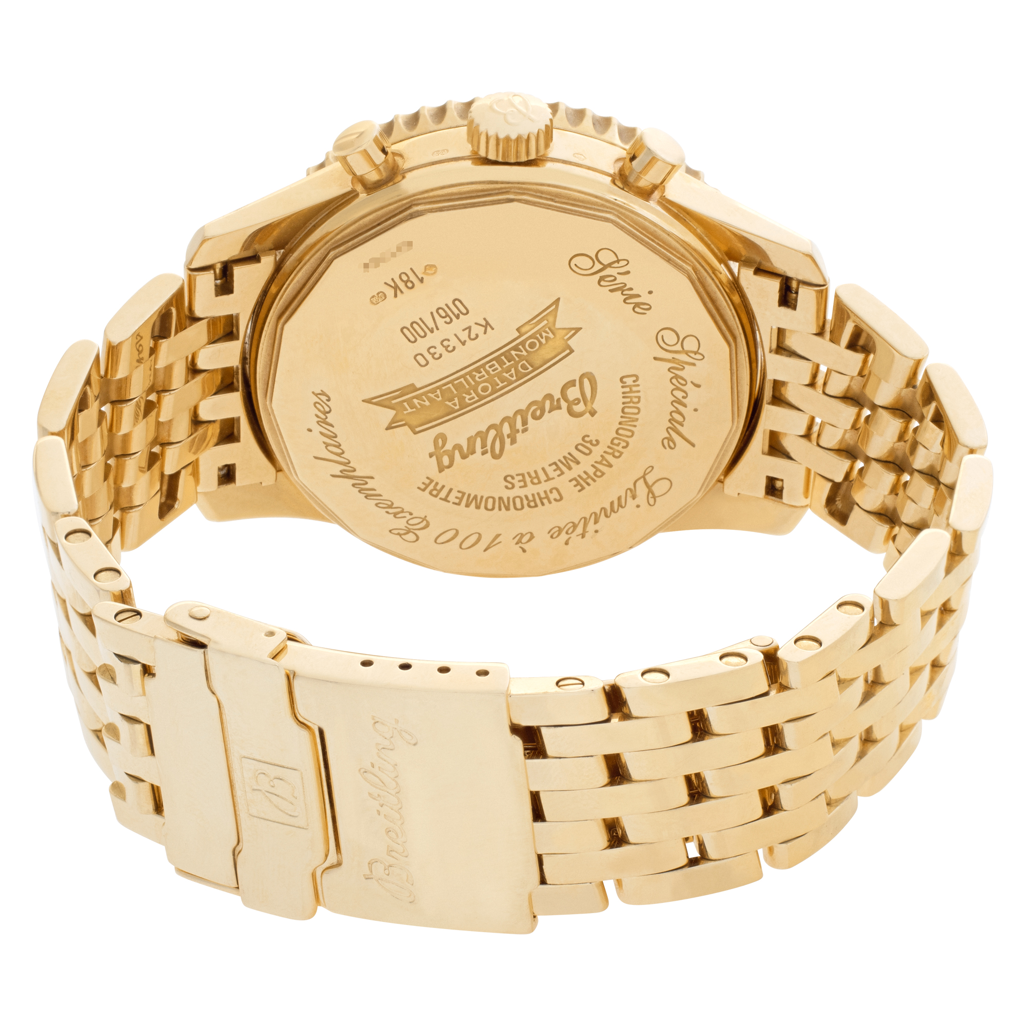 Breitling k2133012 Montbrillant Automatic Male 18k yellow gold 5
