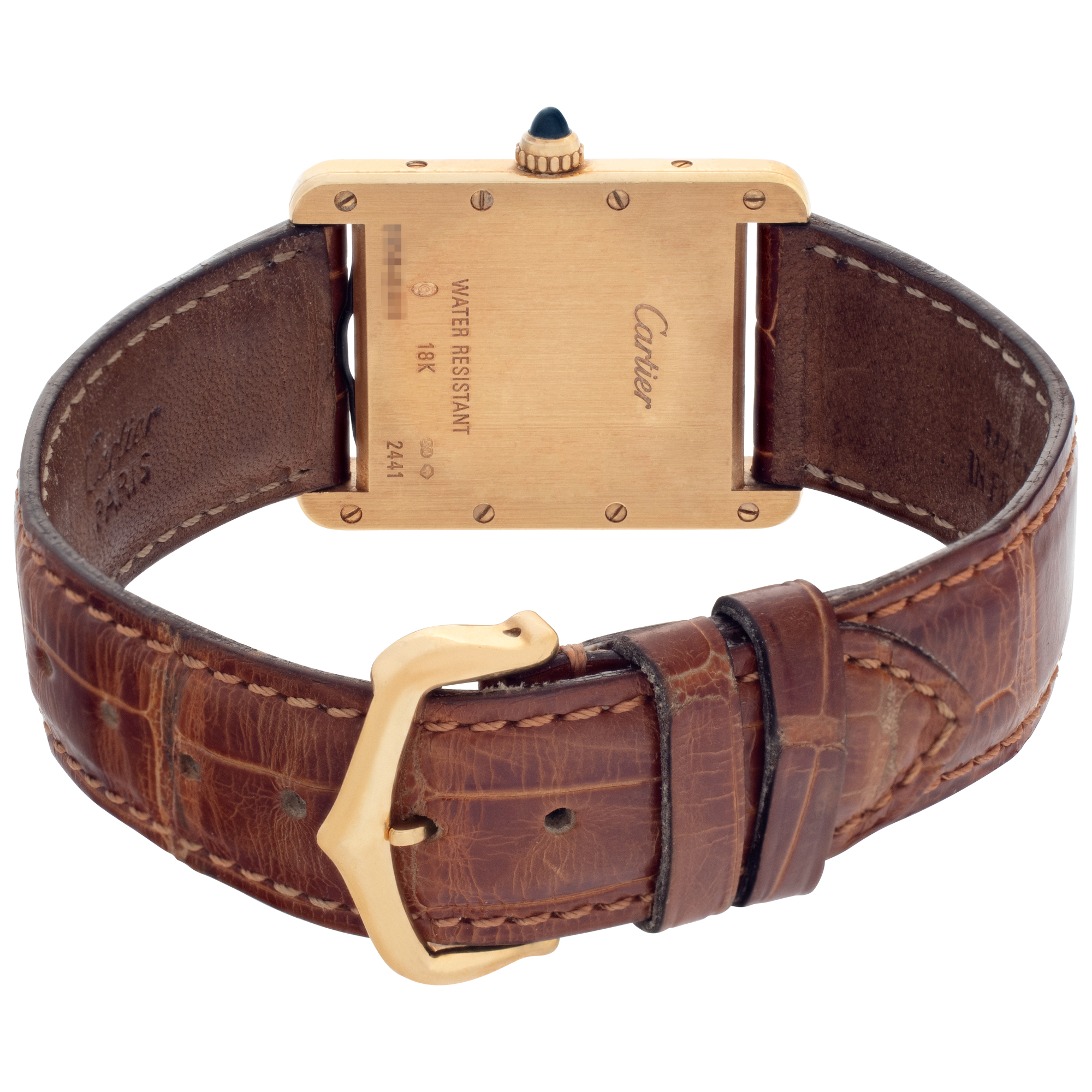 Cartier W1529756 Tank Louis Quartz Male 18k yellow gold 5