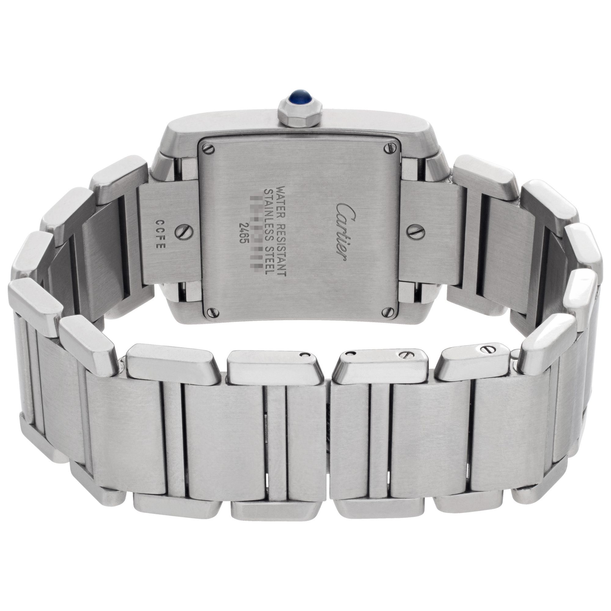 Cartier W51011Q3 Tank Francaise Quartz Male Stainless Steel 5