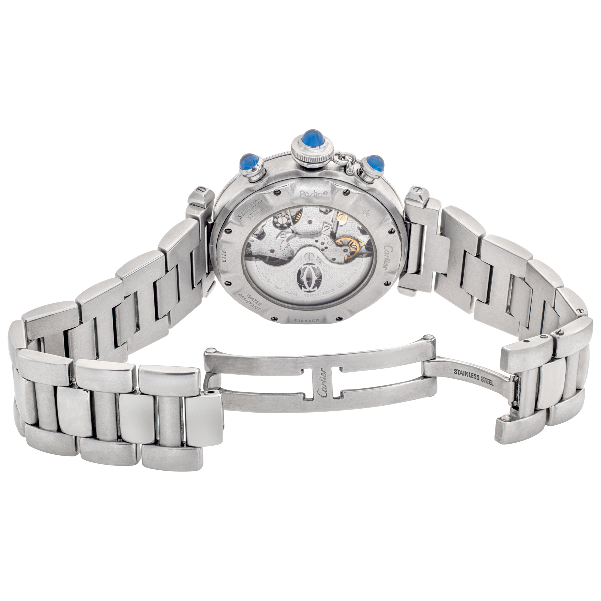 Cartier w31030h3 Pasha Chronograph Automatic Male Stainless Steel 5