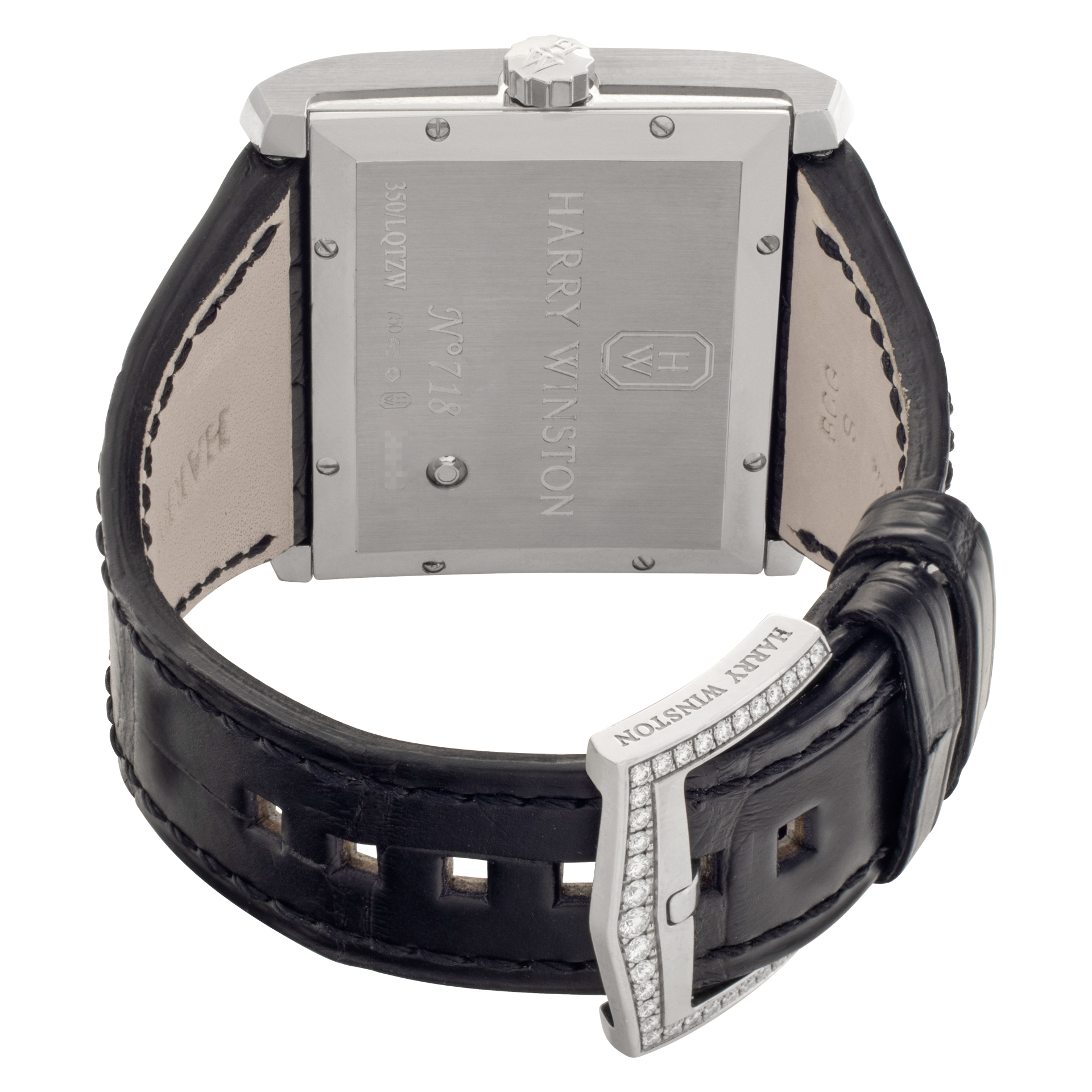 Harry Winston 350/lqtzwl.d4/bd AVENUE Quartz Female 18k White Gold 5