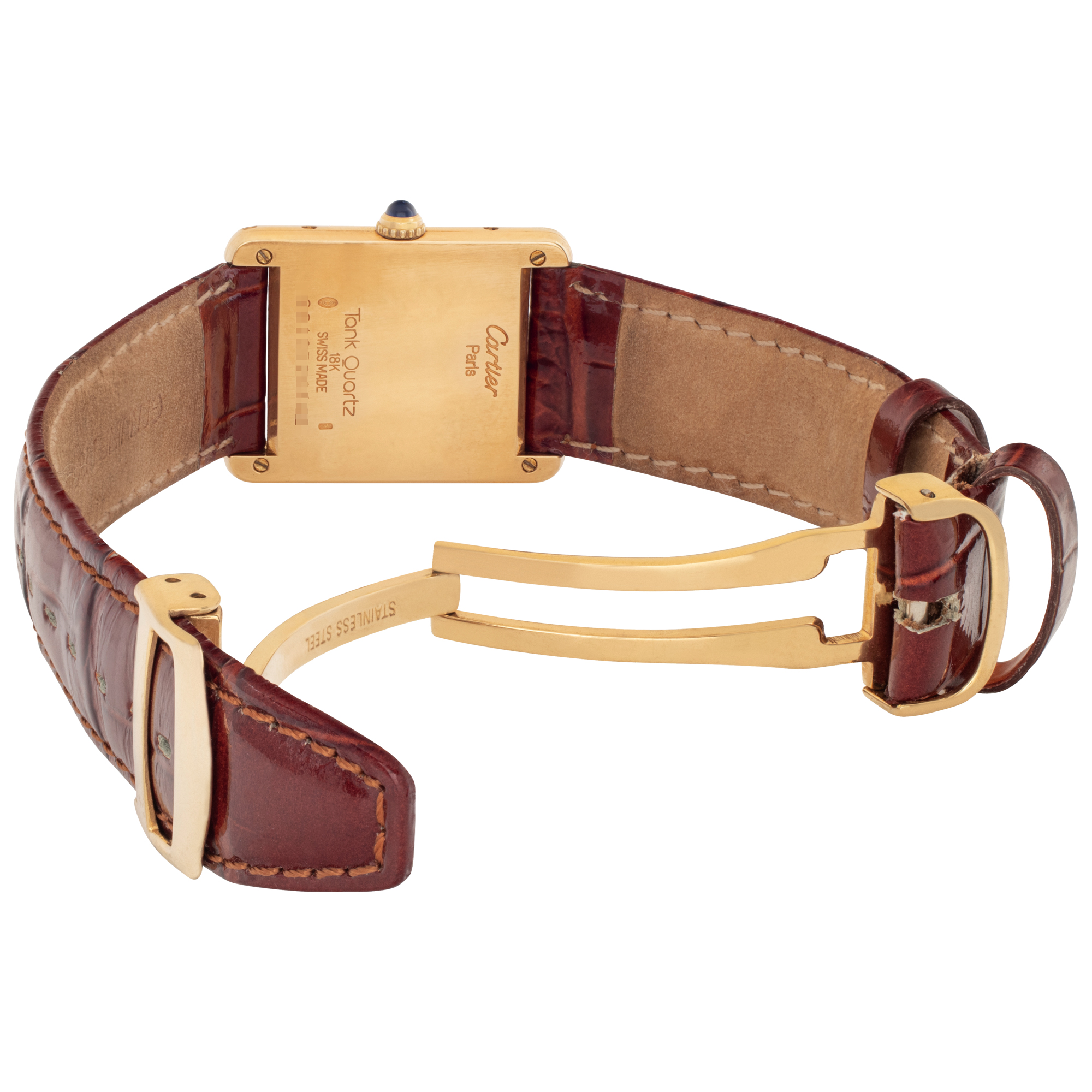 Cartier Cartier 1327 Tank Quartz Female 18k yellow gold 5