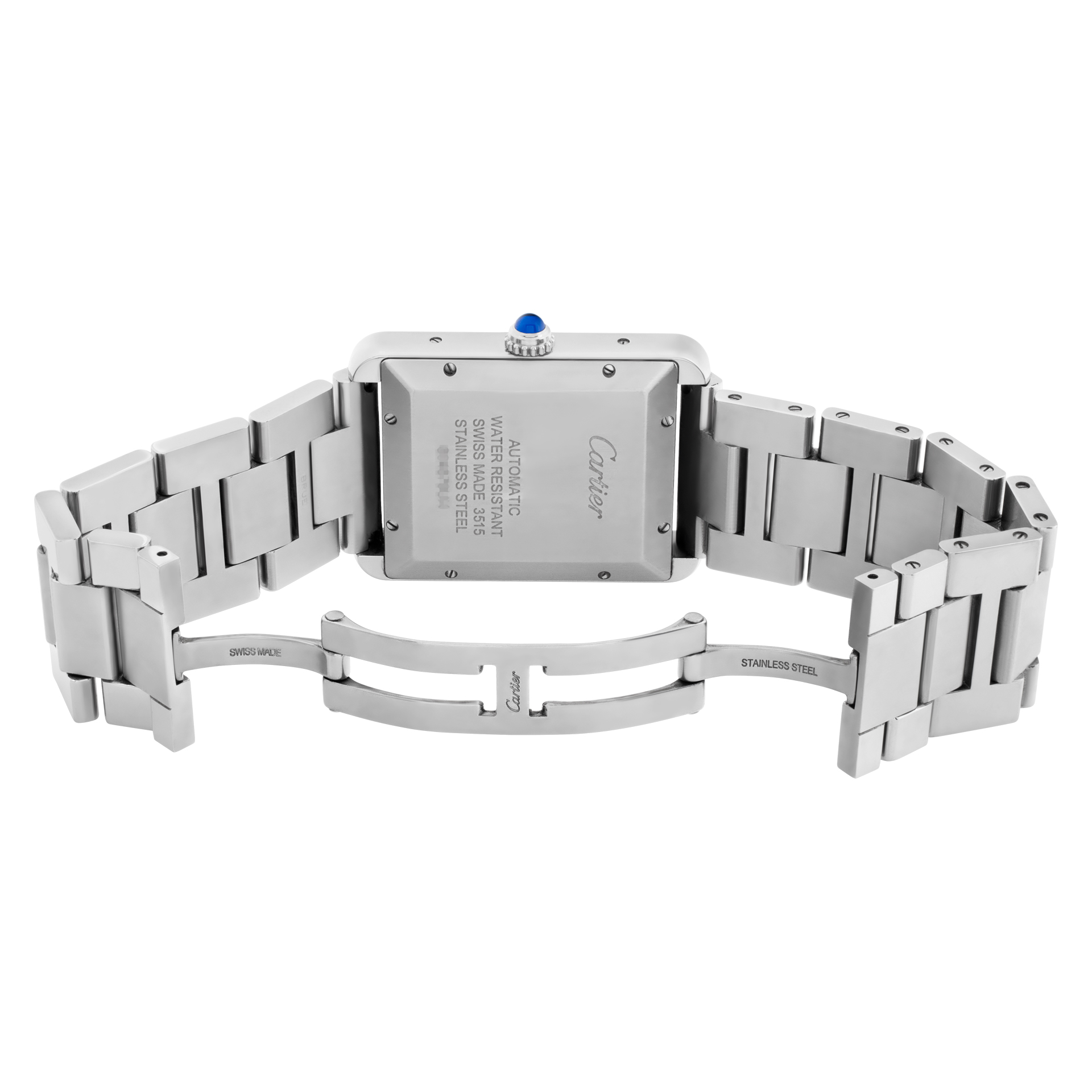 Cartier w52000028 Tank Solo Automatic Unisex Stainless Steel 5