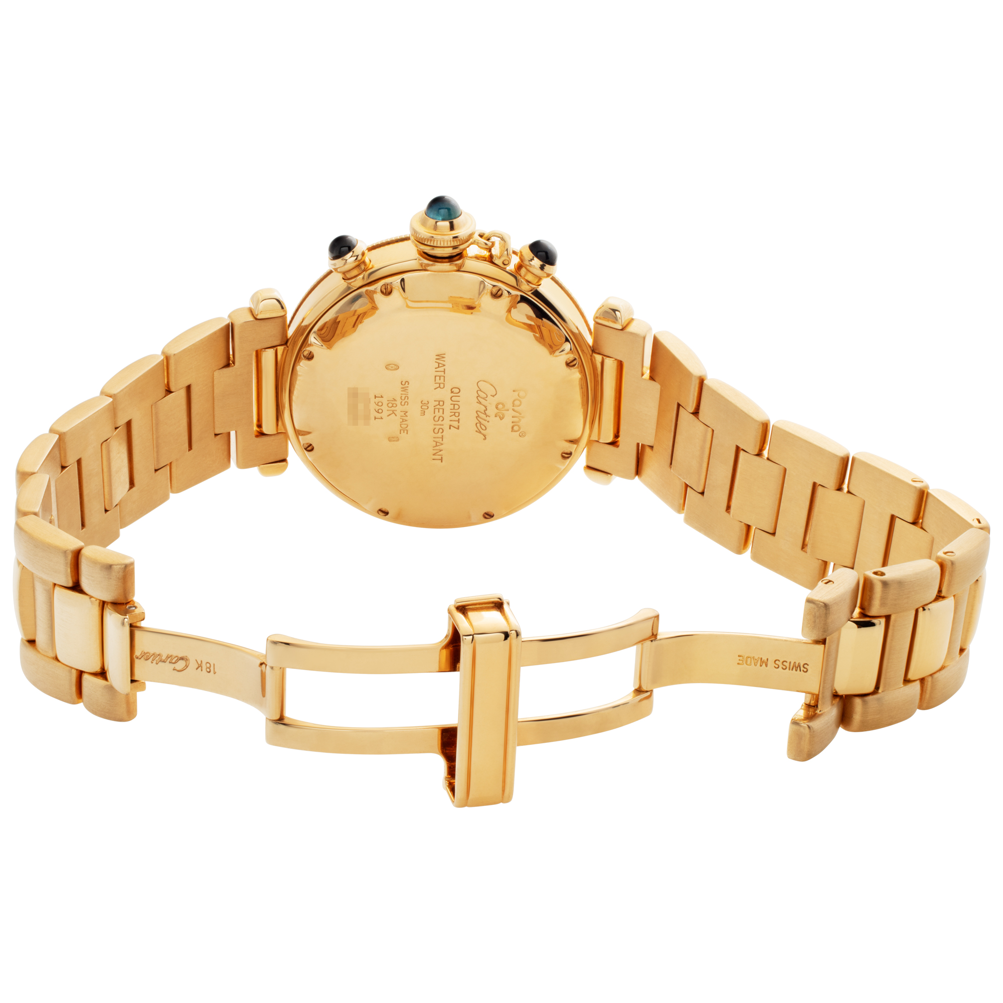 Cartier 30009 Pasha Chronograph Quartz Unisex 18k yellow gold 5