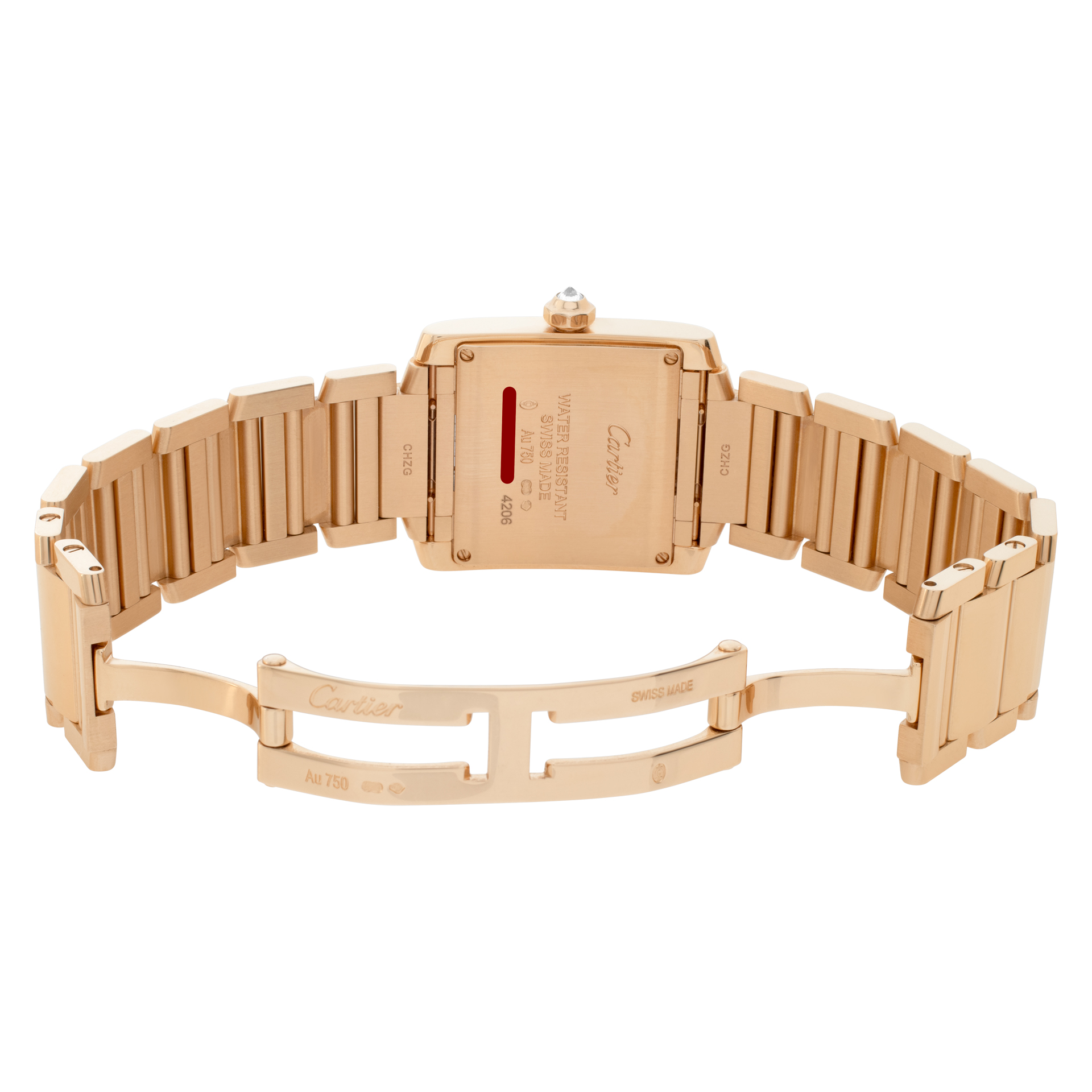Cartier WJTA0023 Tank Francaise Quartz Female 18k rose gold 5