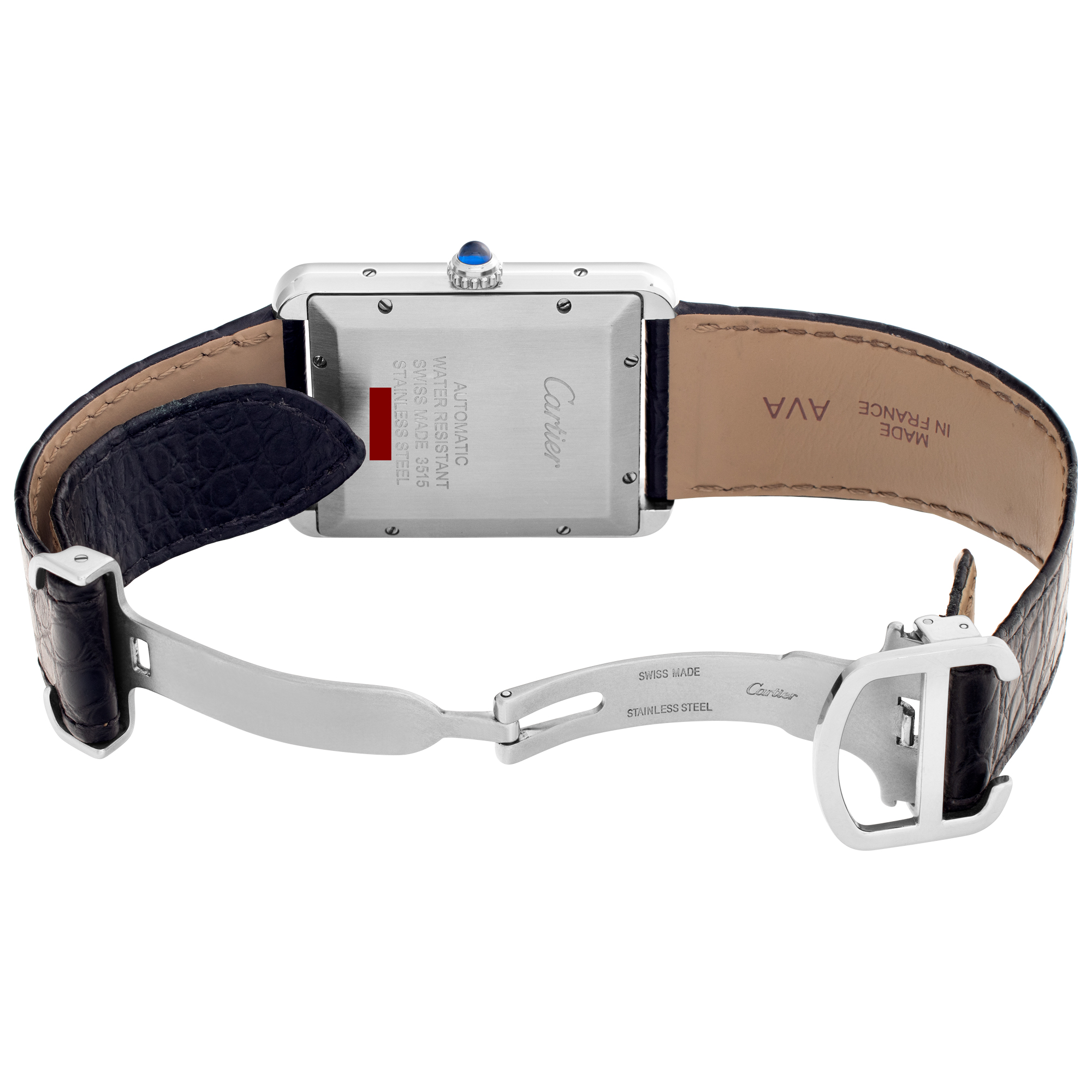 Cartier W5200027 Tank Solo Automatic Male Stainless Steel 5