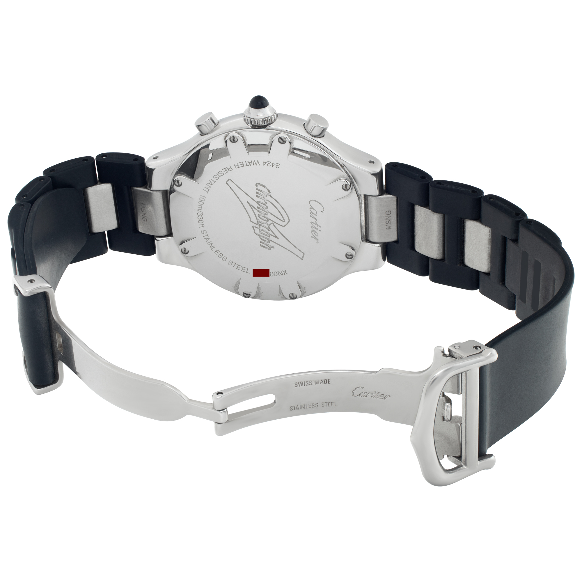 Cartier W10125U2 Chronoscaph Quartz Female Stainless Steel 5