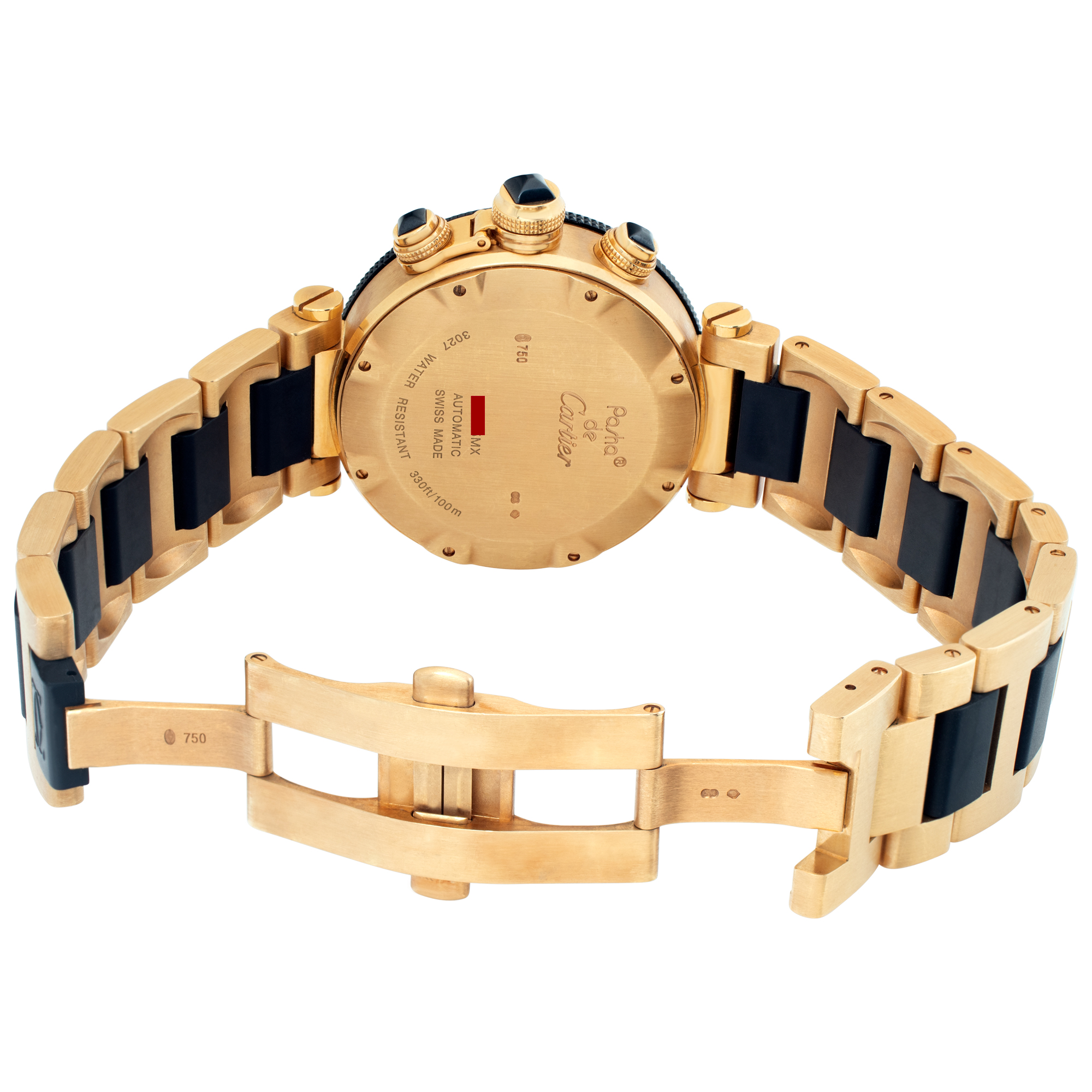Cartier W301970M Pasha Seatimer Chrono Automatic Unisex 18k yellow gold 5