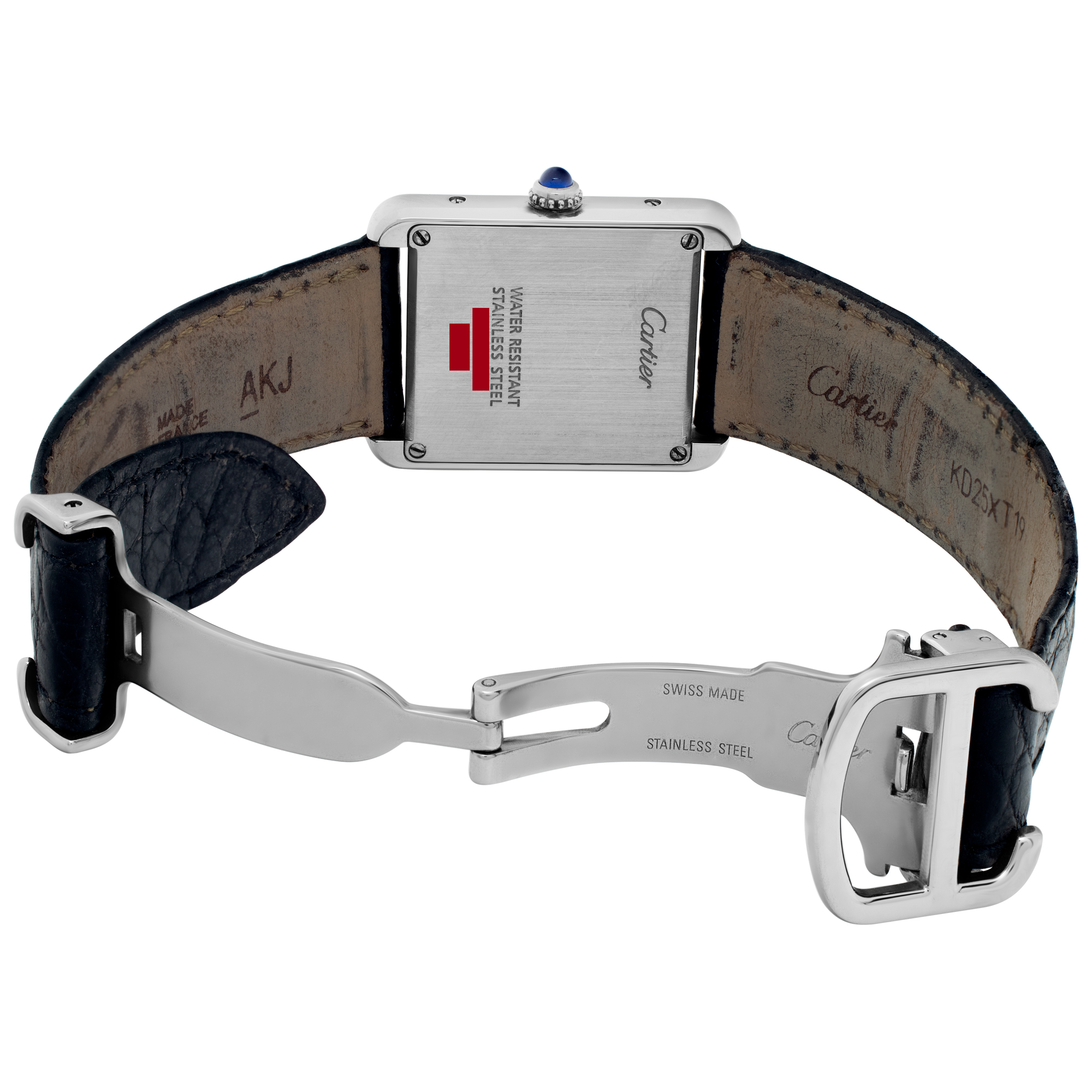 Cartier WSTA0030 Tank Solo Quartz Female Stainless Steel 5