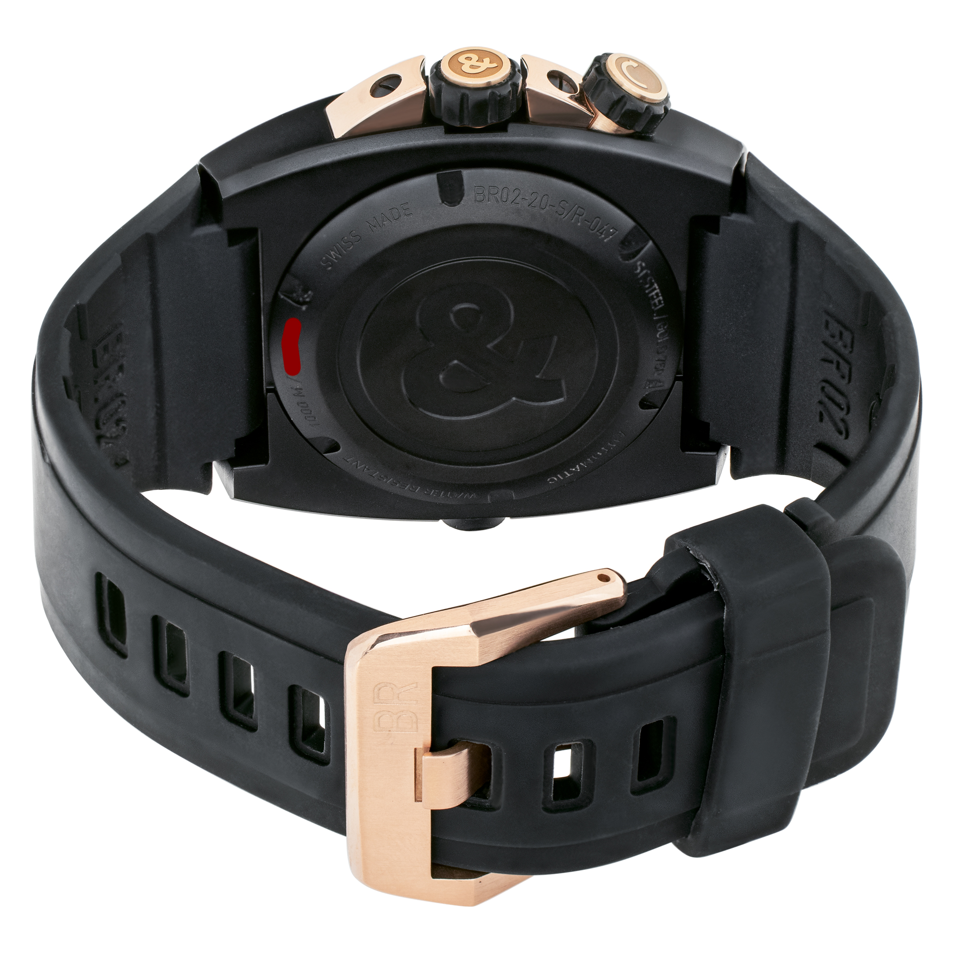Bell & Ross BR02-PINKGOLD-CA Marine Automatic Male Stainless Steel 5