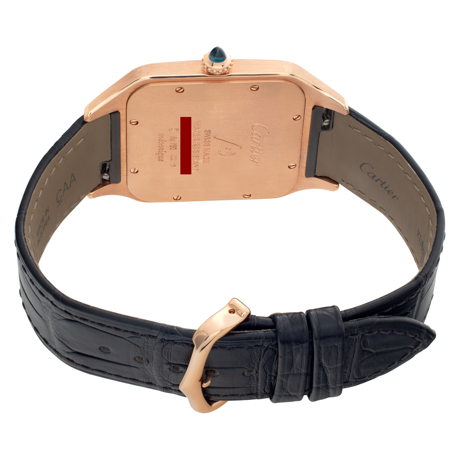 Cartier wgsa0032 Santos Dumont Manual Male 18k rose gold 5