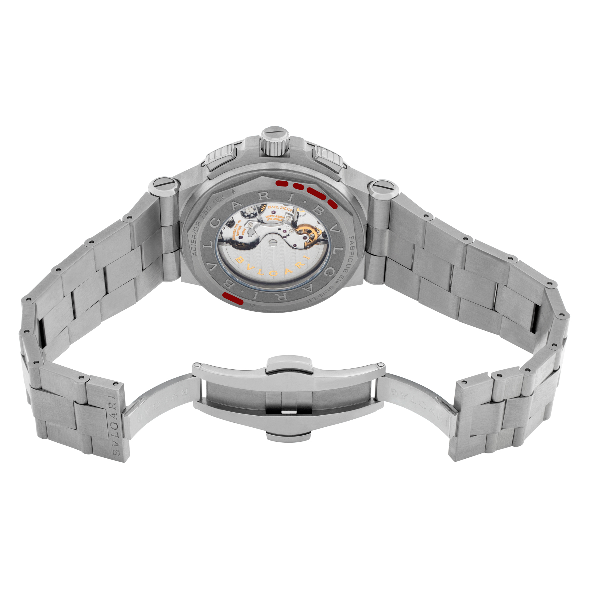 Bvlgari DG 42 SWG CH Diagono Automatic Male Stainless Steel 5