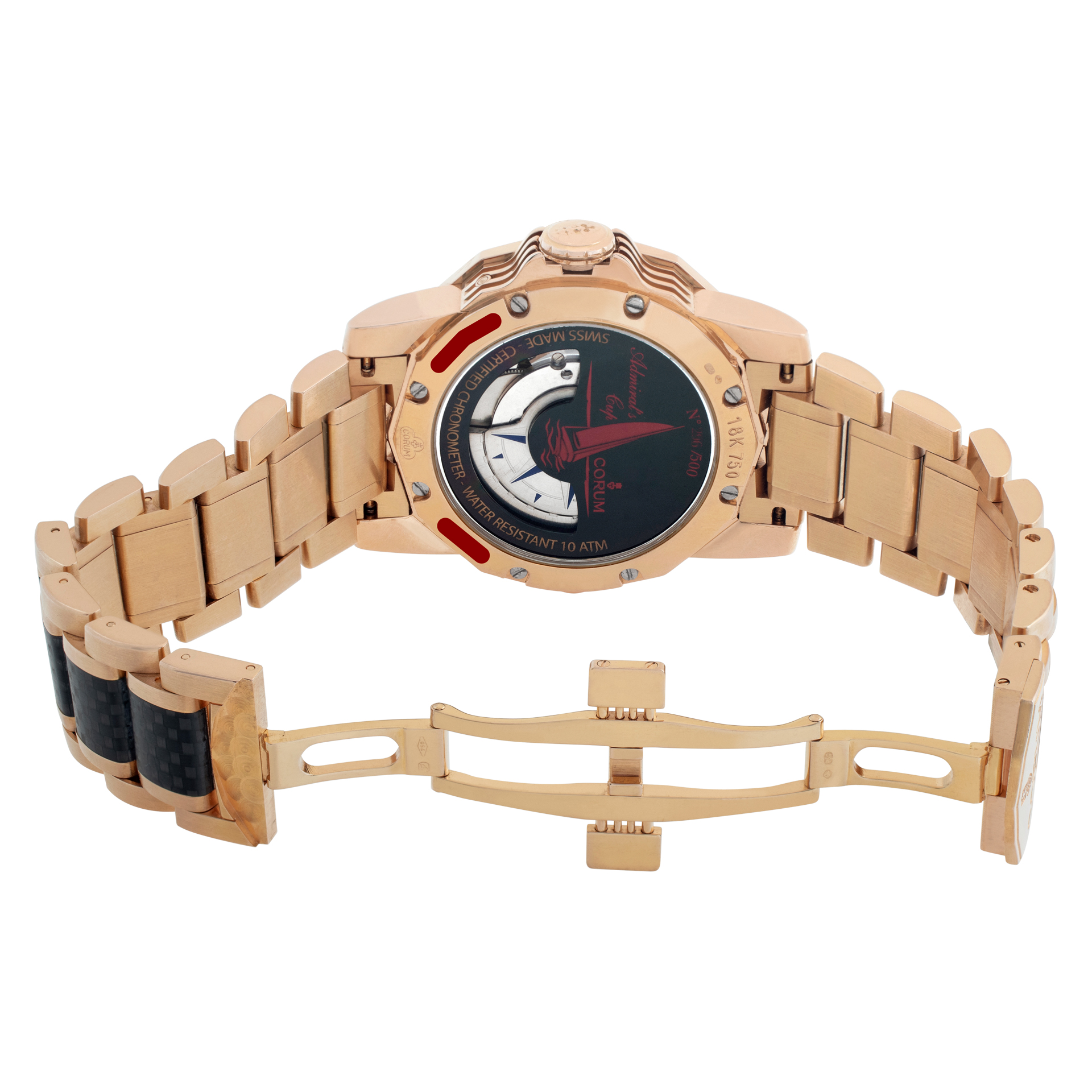 Corum 60223.01578 Admirals Cup Automatic Male 18K Rose gold & Carbon 5
